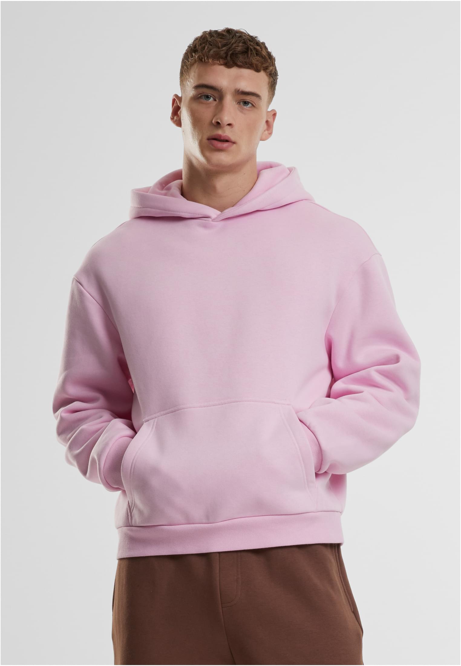 Men's Hoodie Fluffy Pink