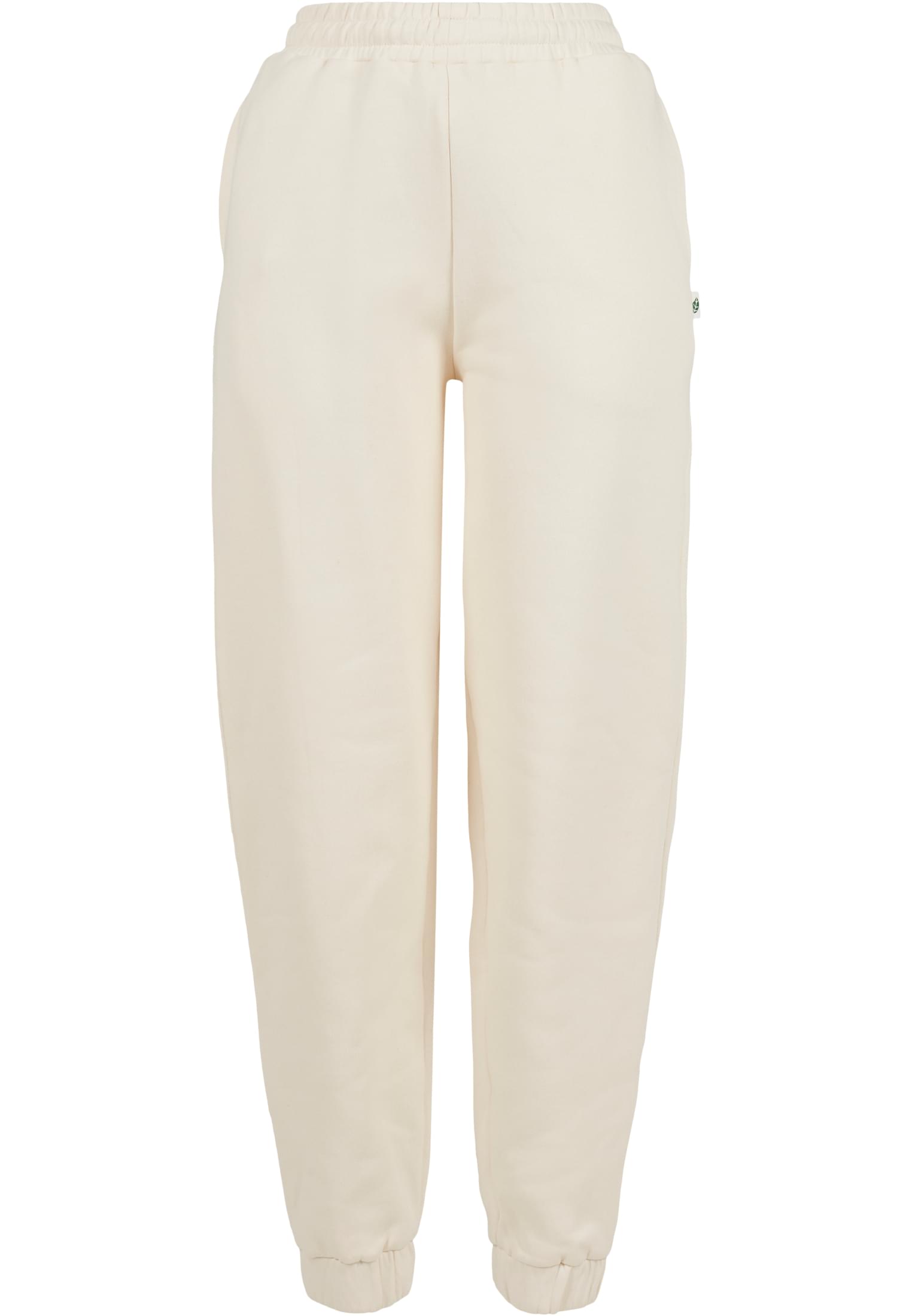Women&#039;s bio balloon sweatpants with high waist whitesand
