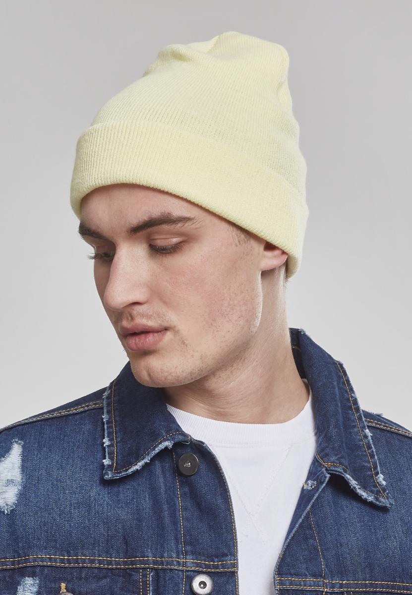Long Heavyweight Cap Powder Yellow