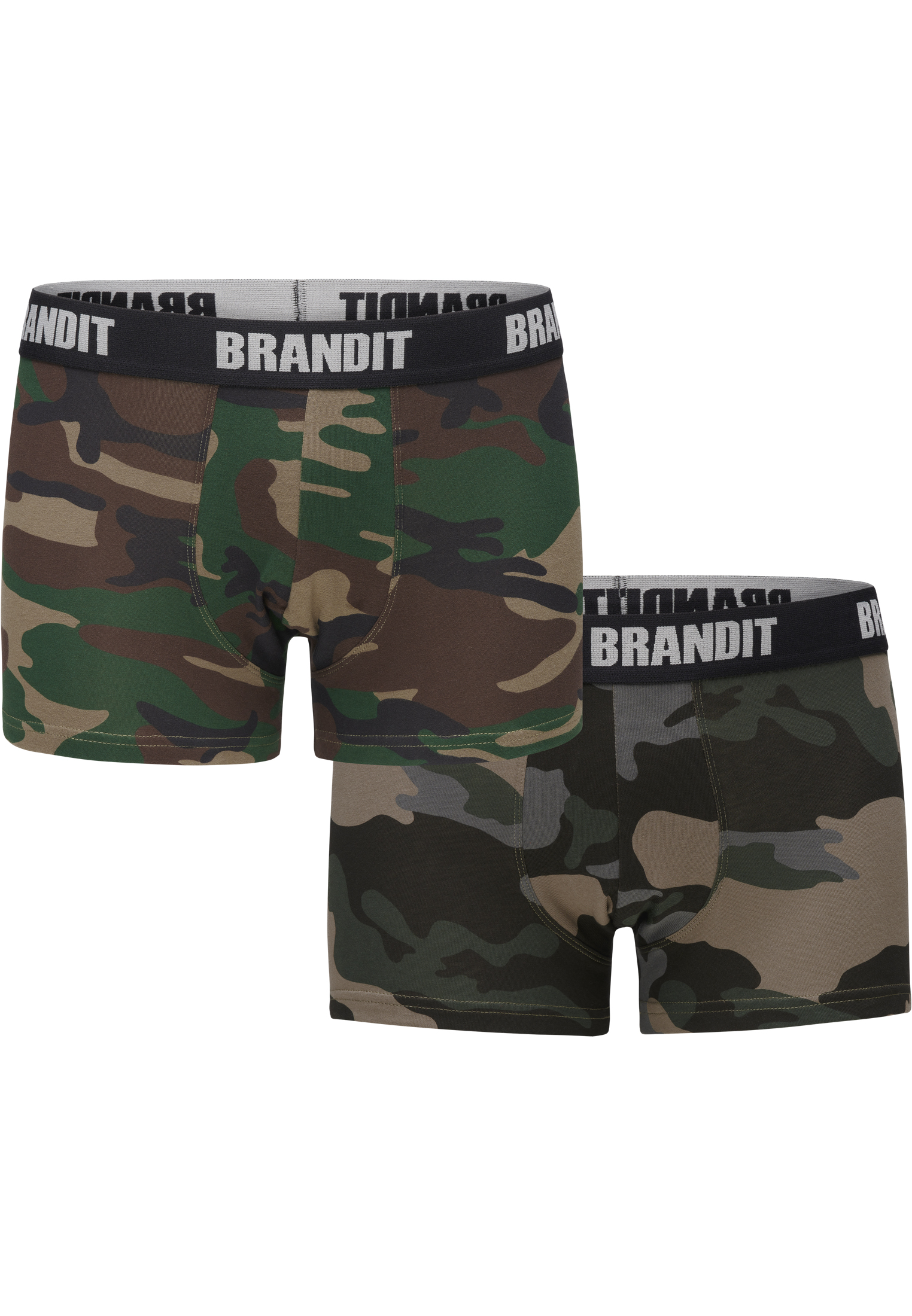 Boxershorts Logo 2er Pack Woodland / darkcamo