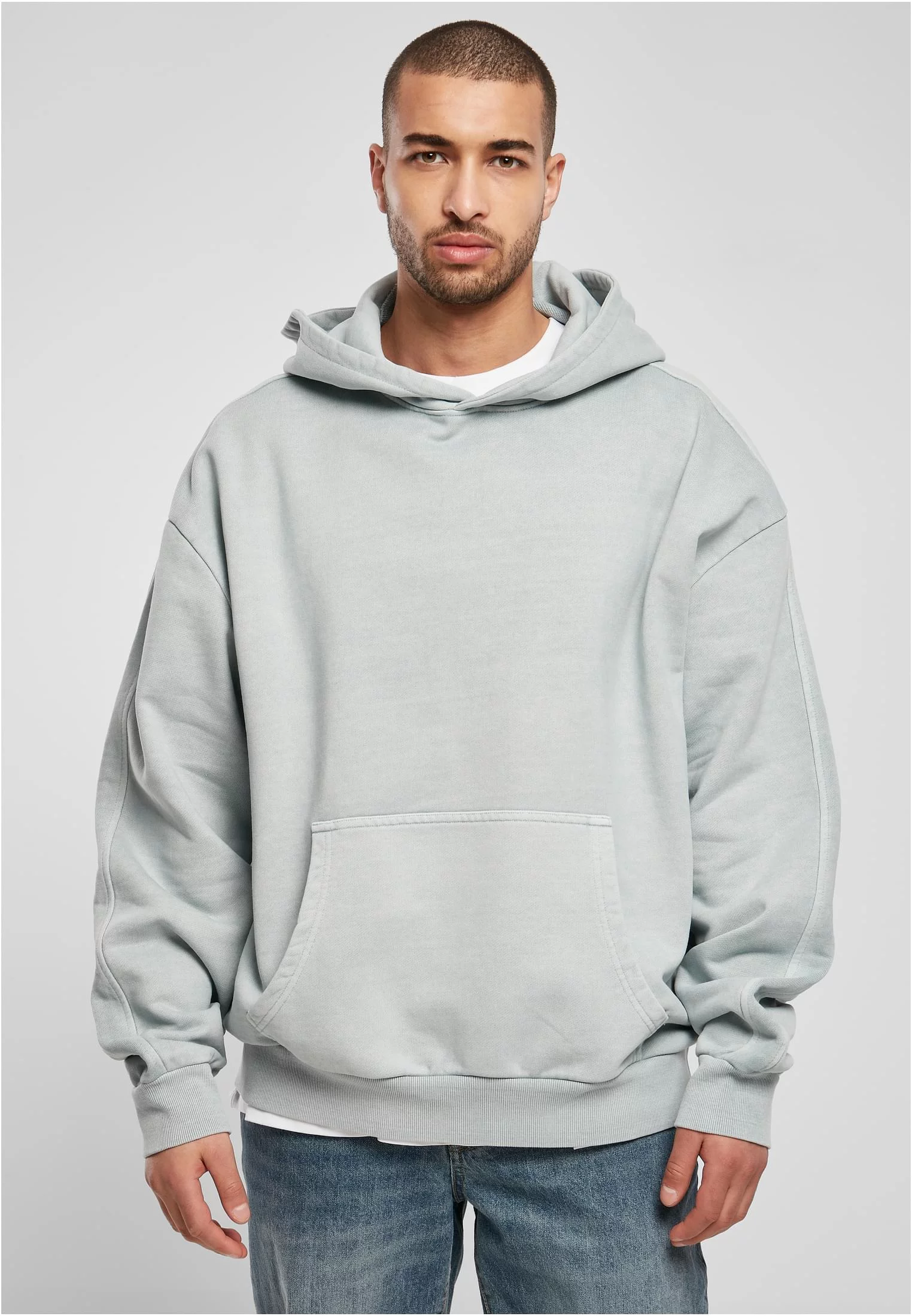 Heavy Terry Garment Dye Hoody summer blue