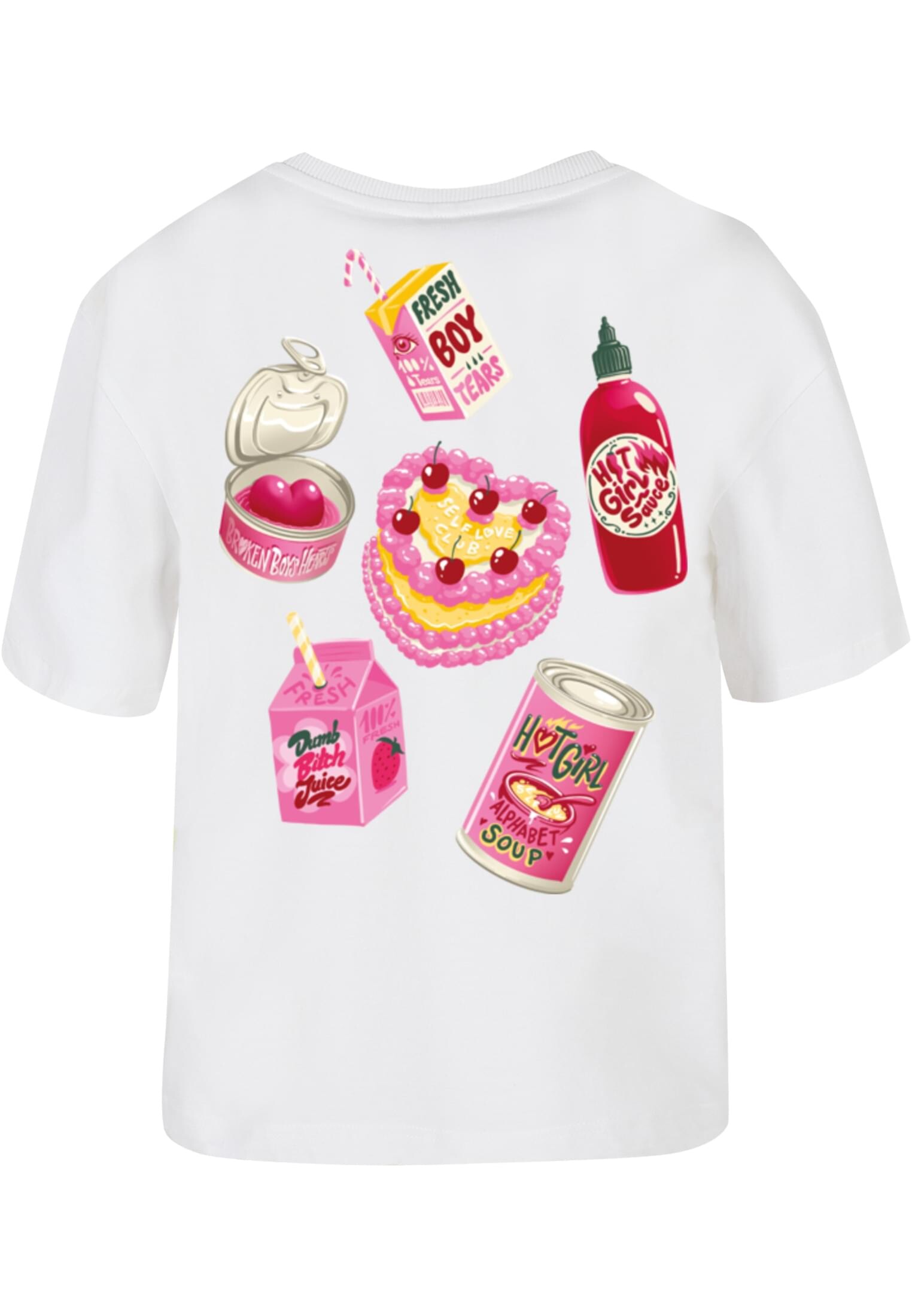 Women's Hot Girl Dinner T-shirt White