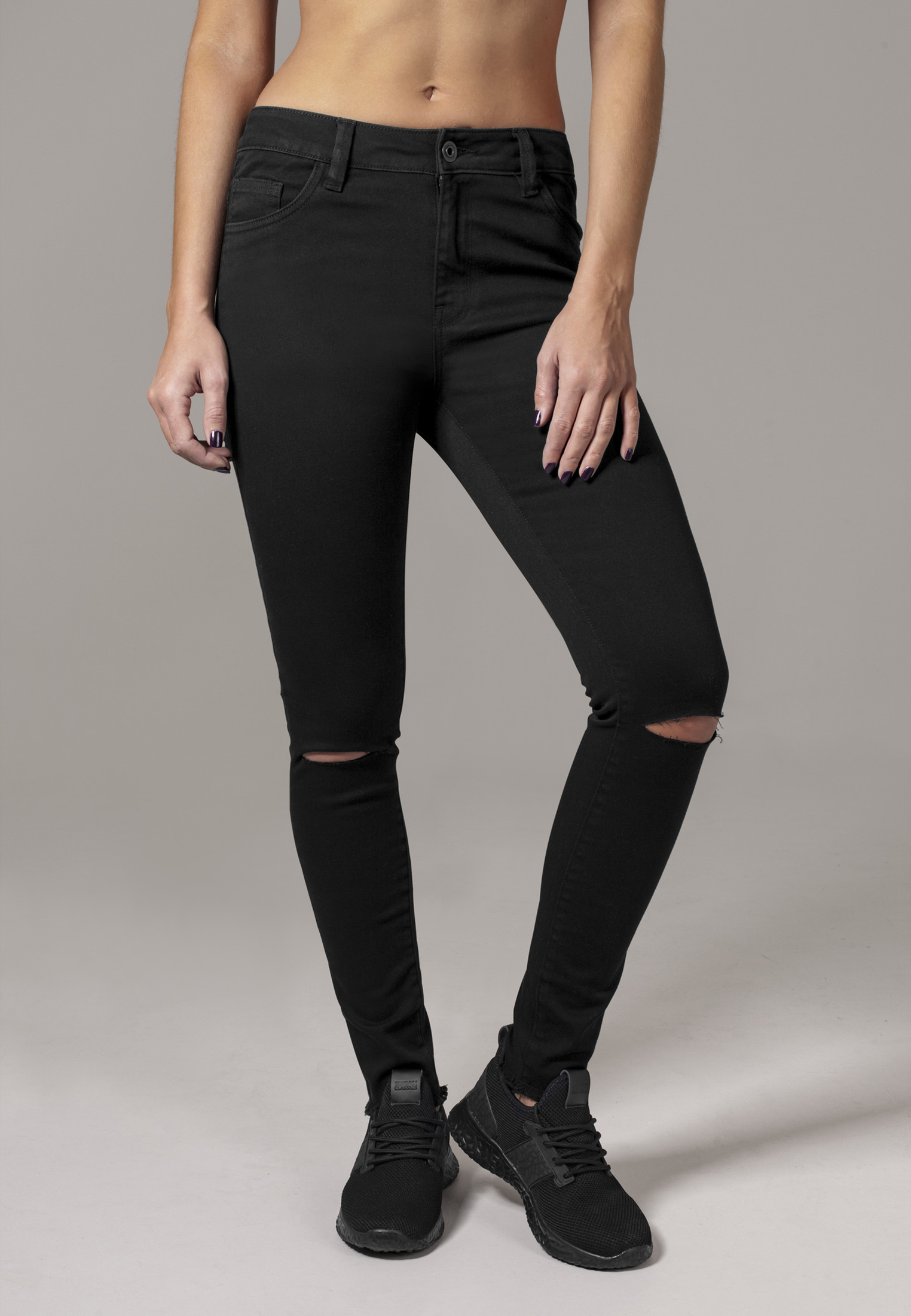 Women's Jeans URBAN CLASSICS - Black