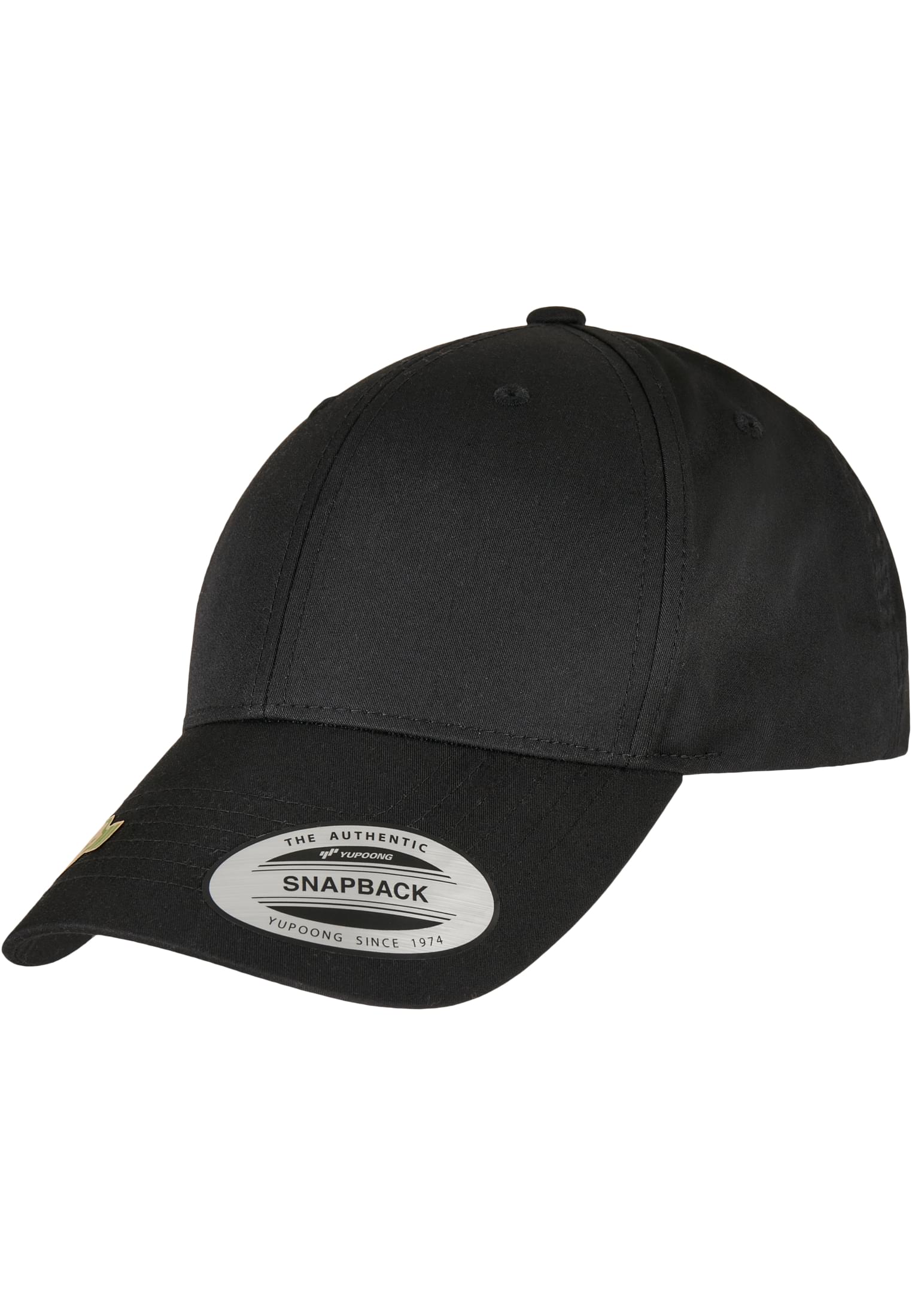 Recycled Poly Twill Snapback Black