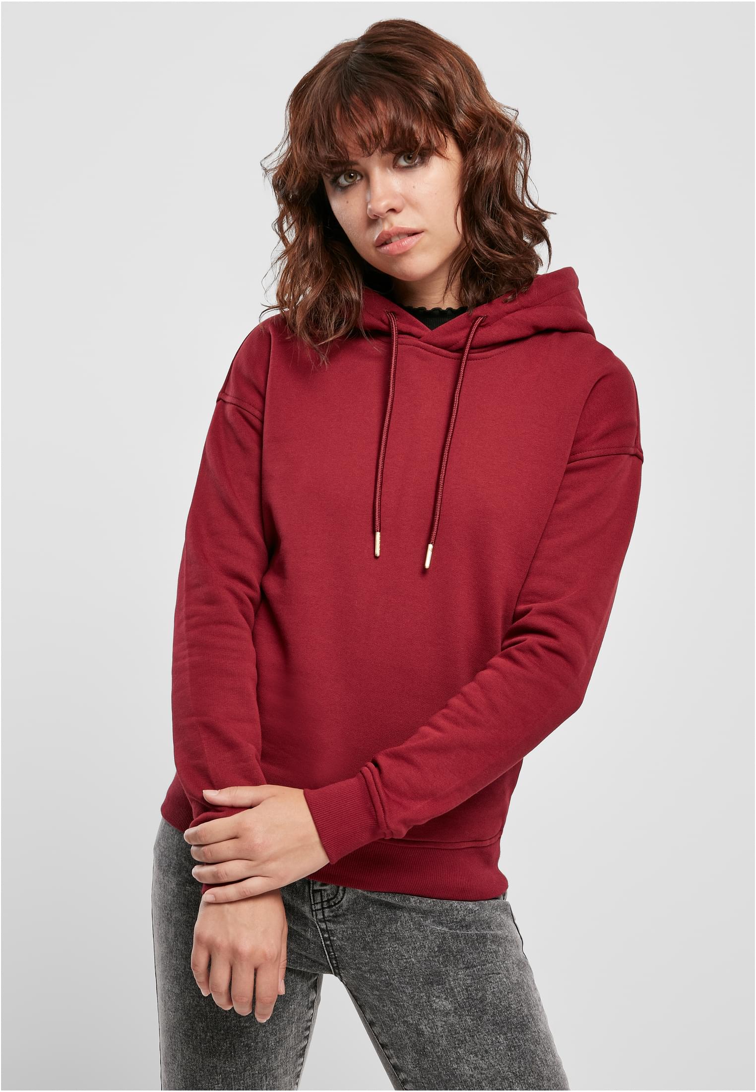 Women&#039;s Organic Hooded Wine