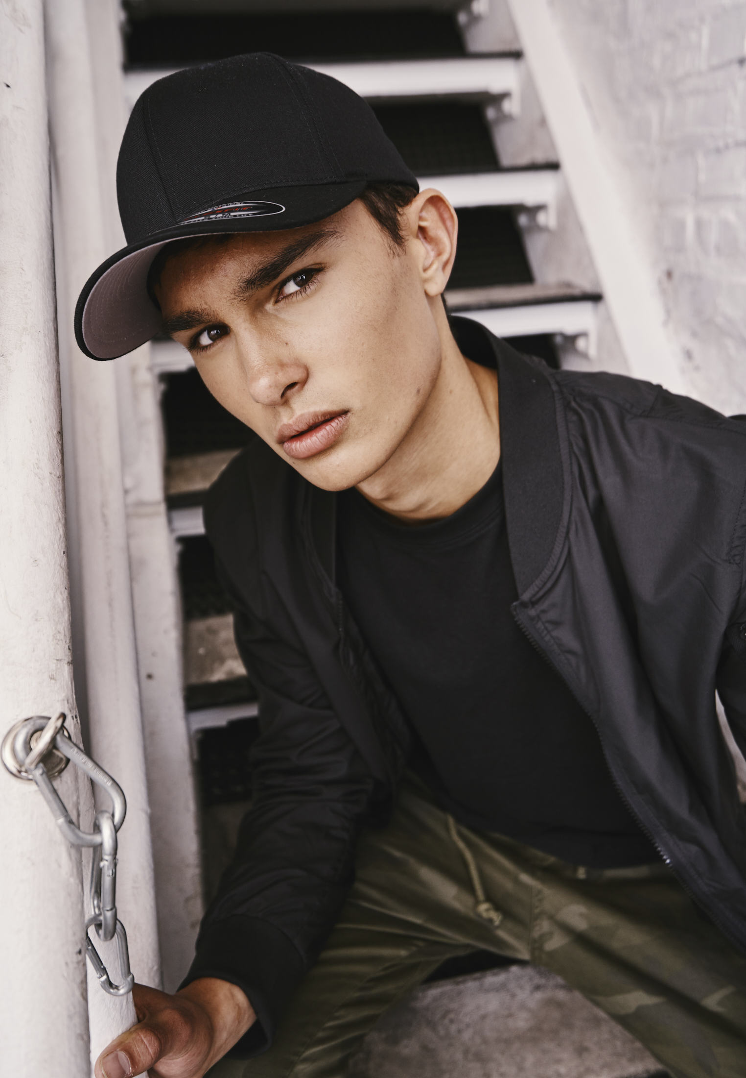 Flexfit Wooly Combed Black