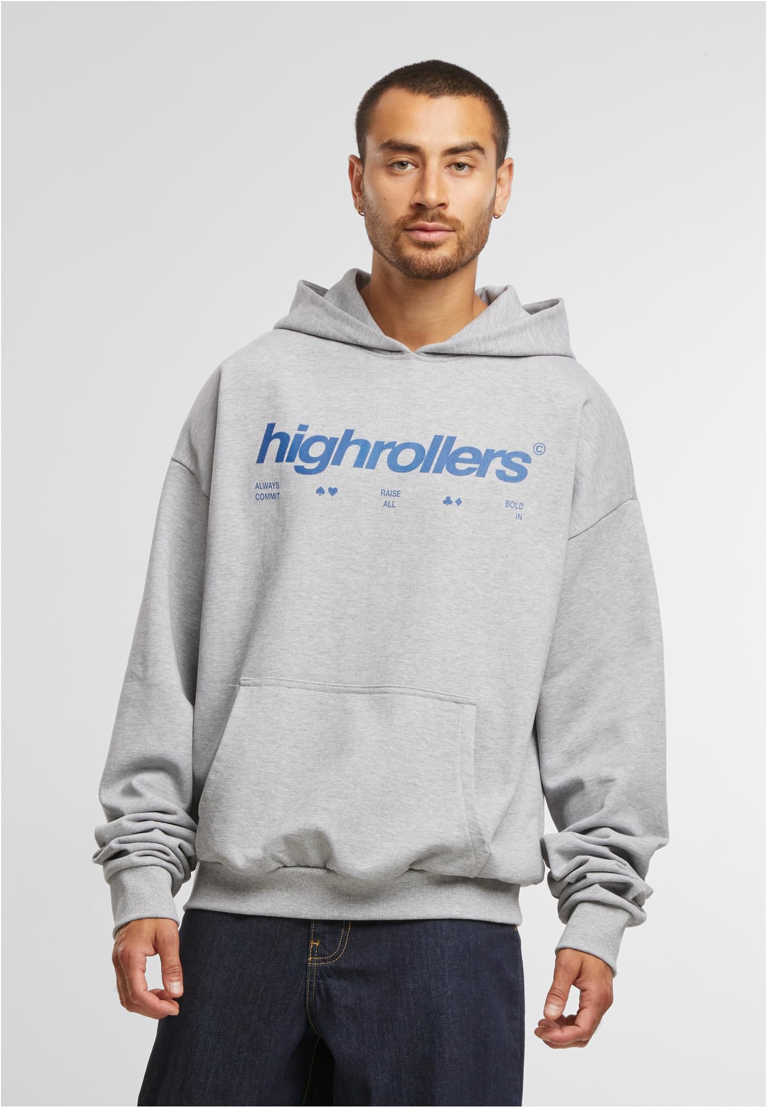 Men&#039;s hoodie Highrollers Oversize gray