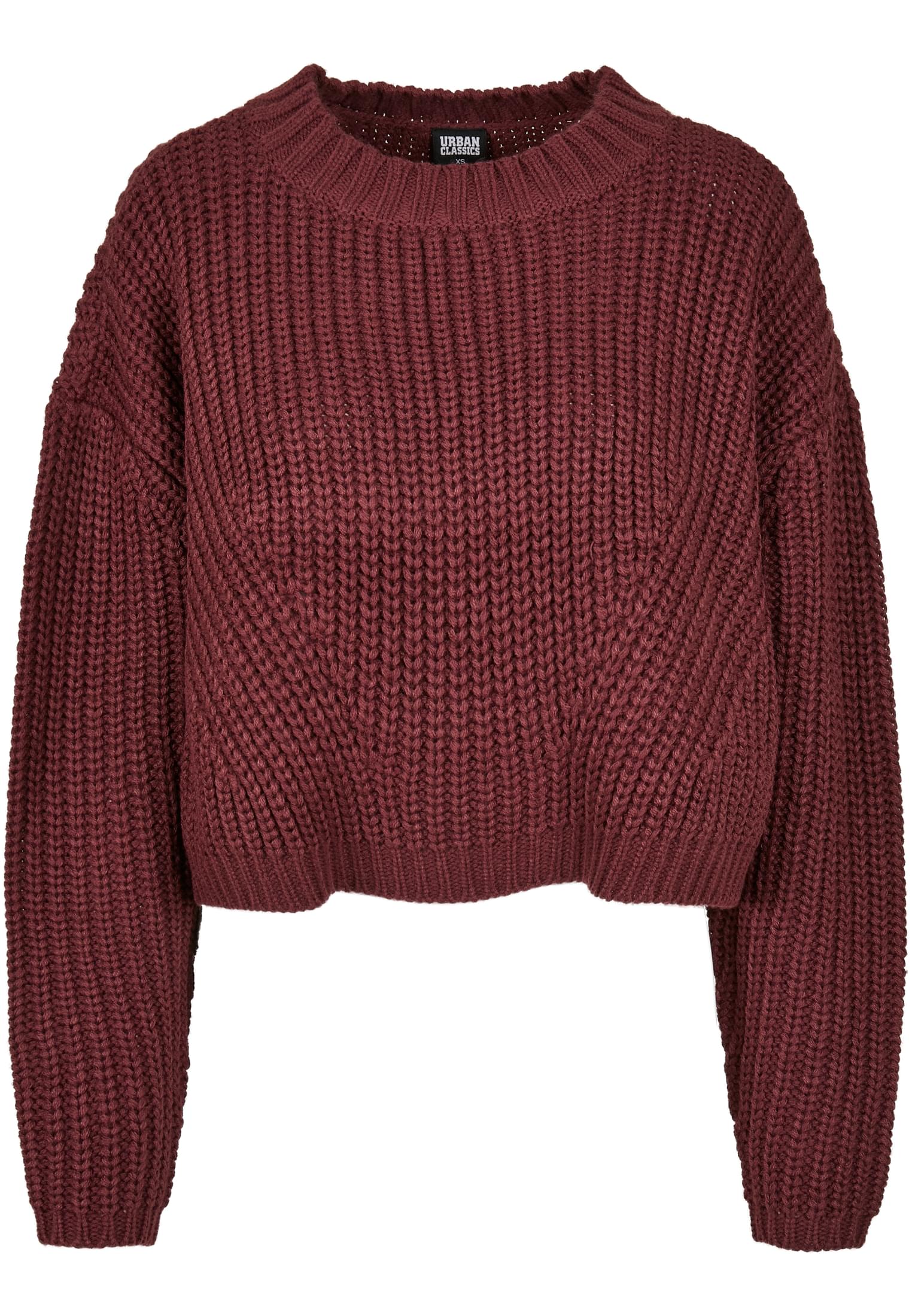 Womens wide oversize cherry sweater