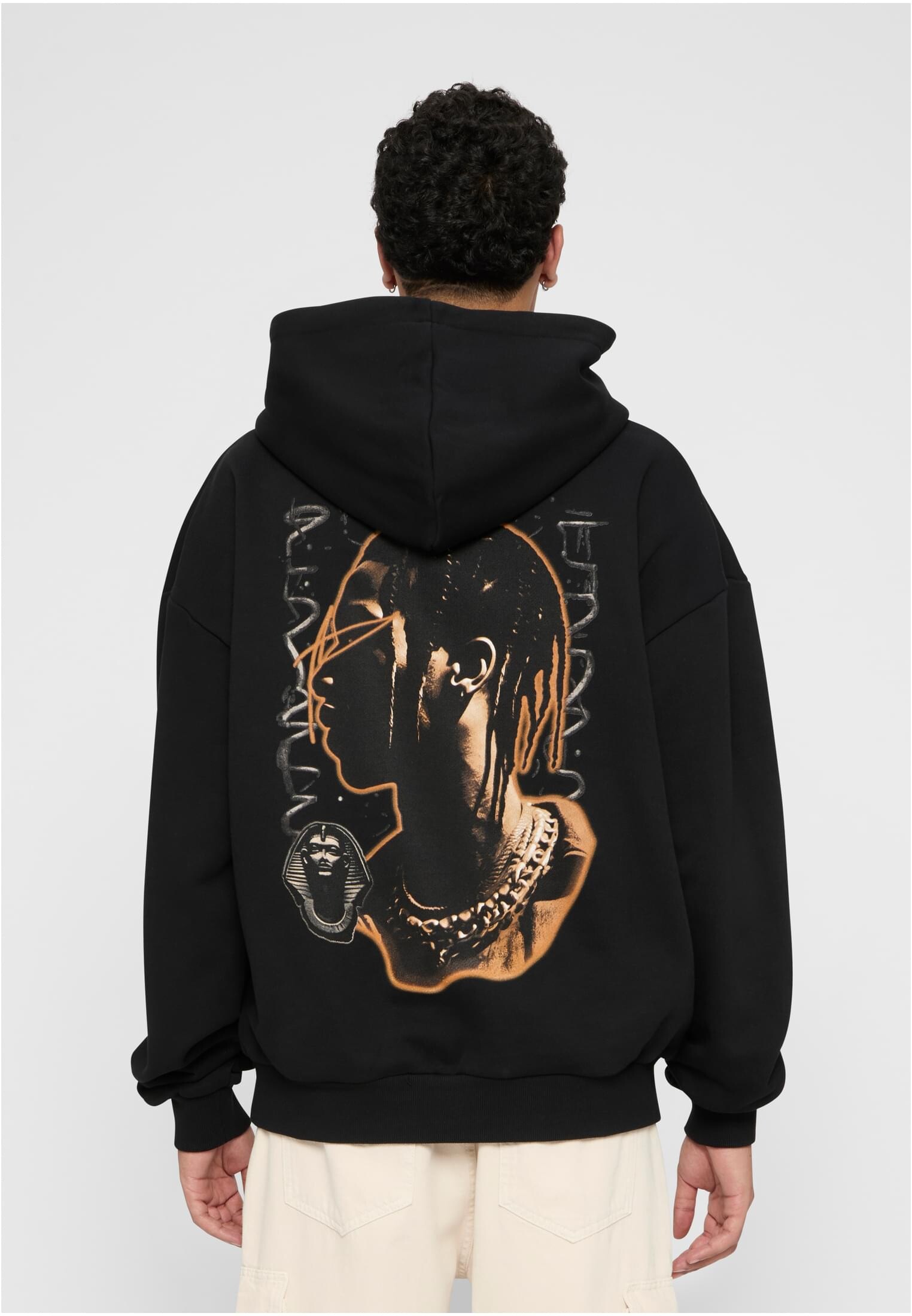 Men's hoodie Giza Oversize black