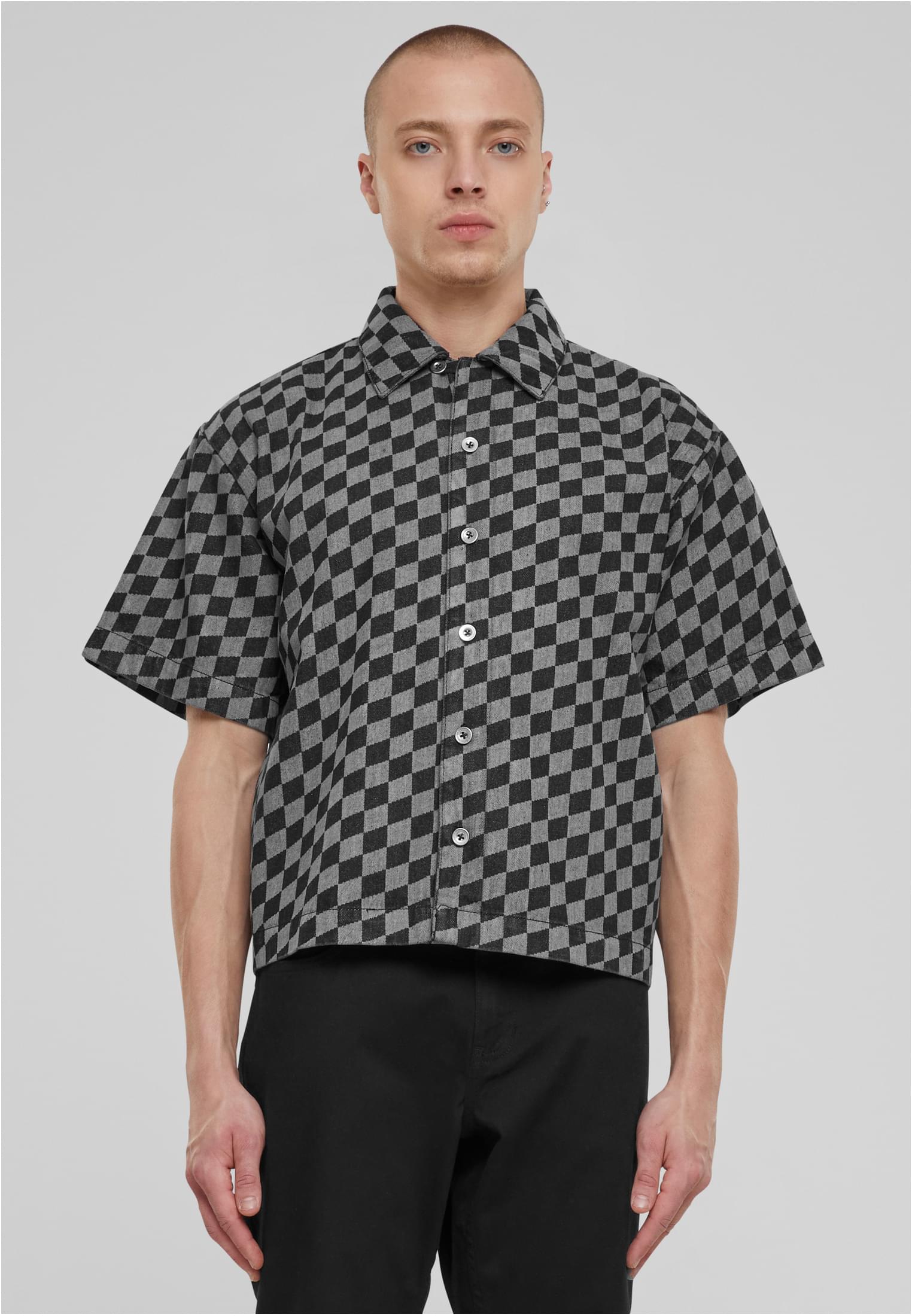 Men&#039;s shirt with print - black