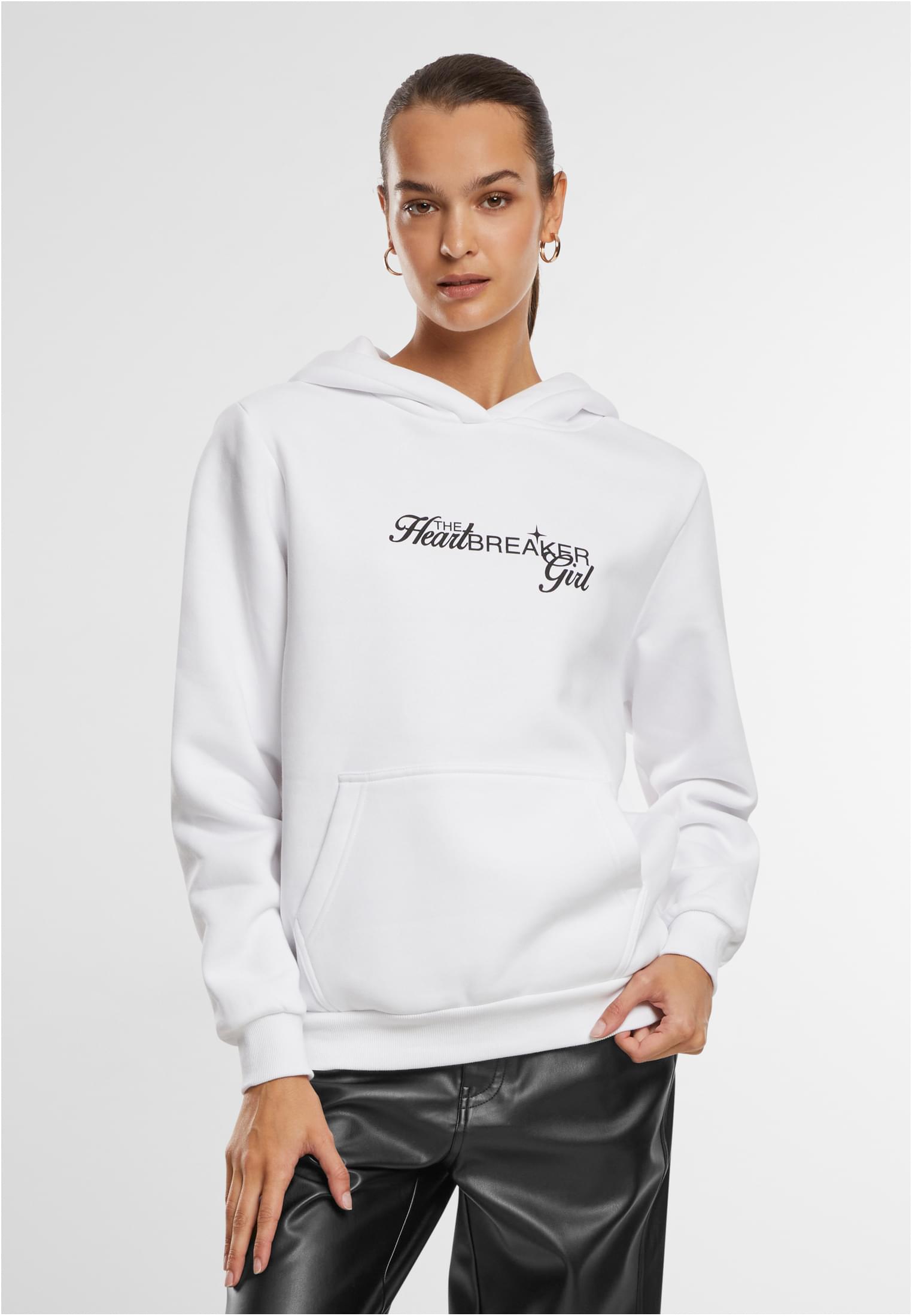 Women&#039;s hoodie Heartbreaker Girl white