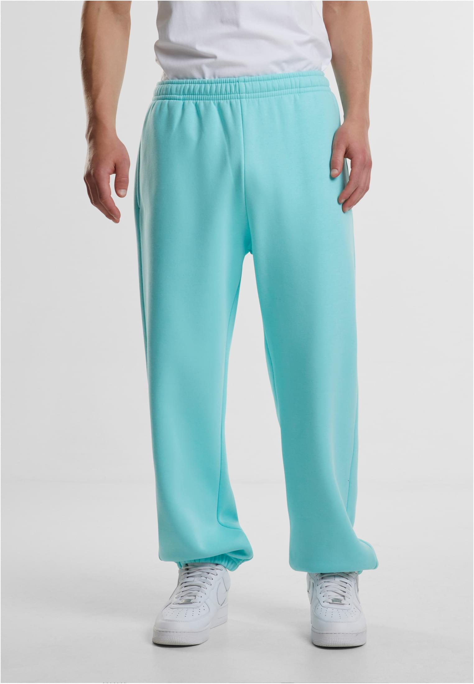 Men&#039;s basic sweatpants Fluffy blue