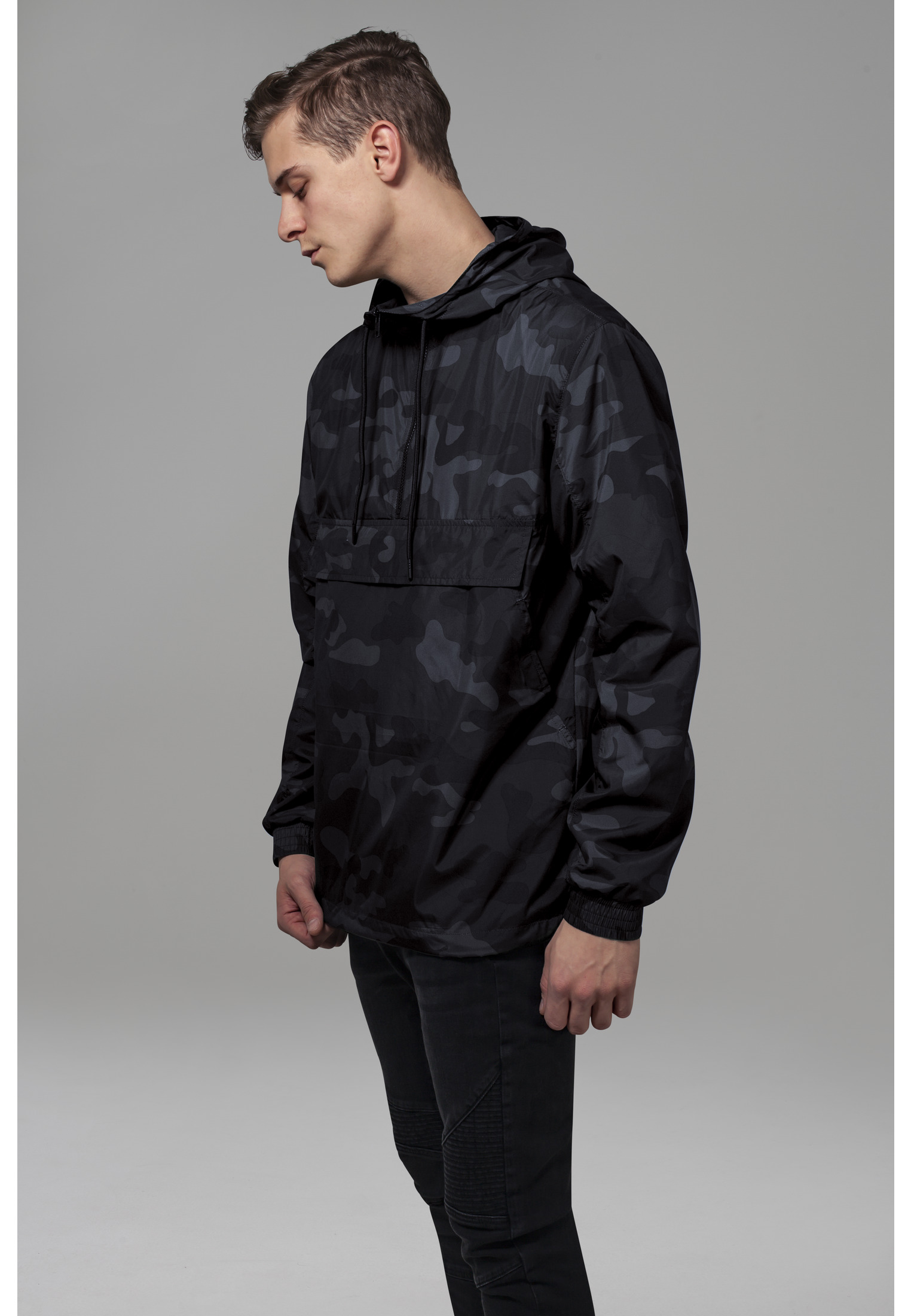 Camo Pull Over Windbreaker darkcamo