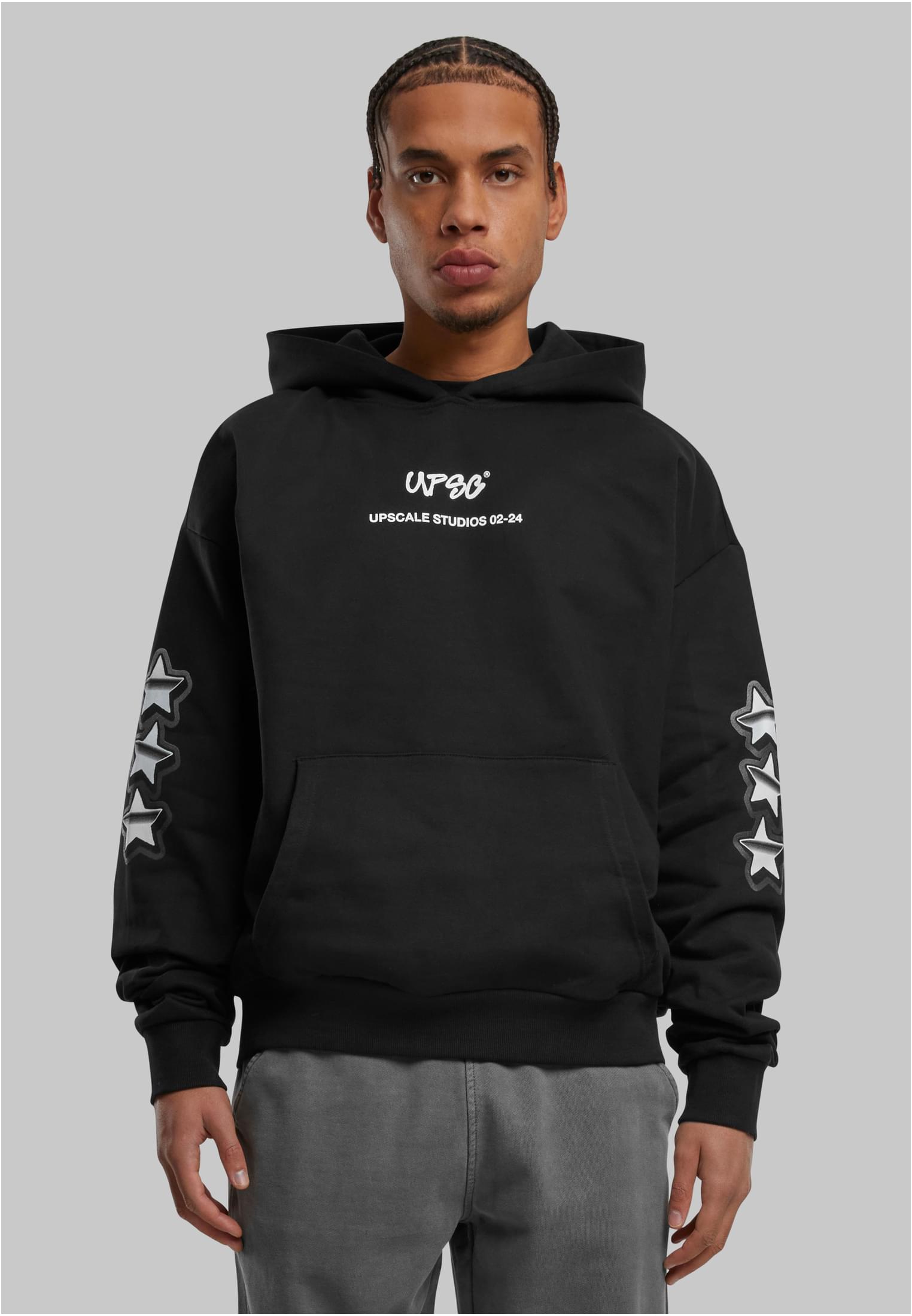 Men&#039;s sweatshirt Peace&amp;Love Ultra Heavy Oversize black