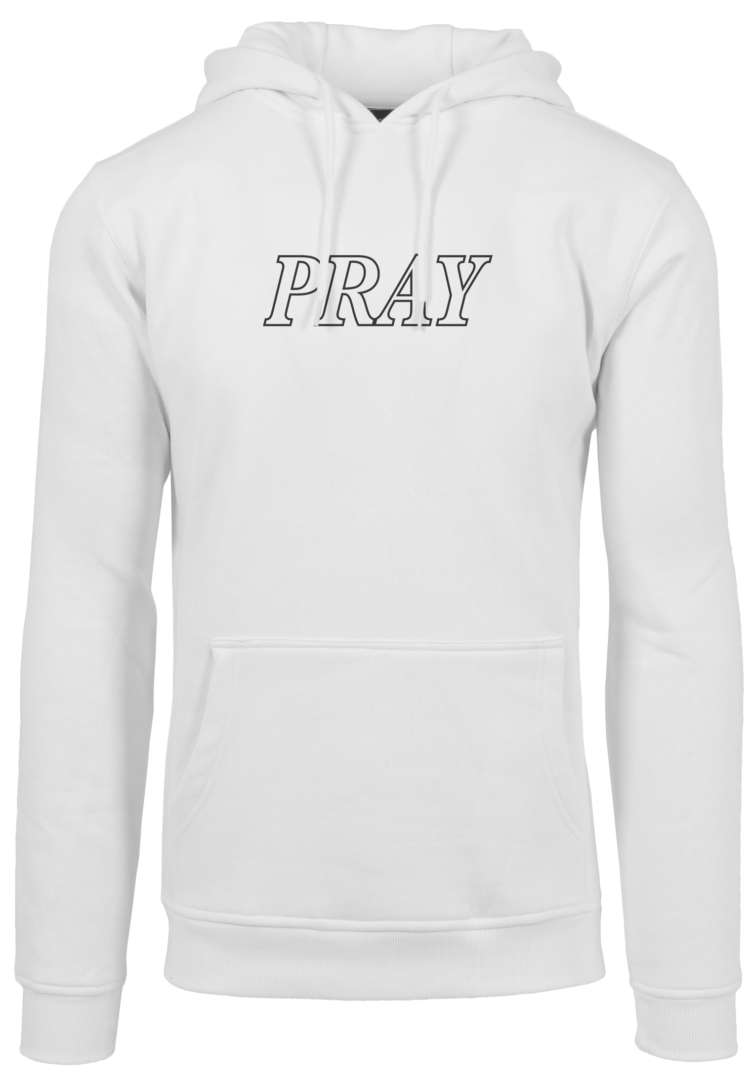 Pray Hands Hoody White