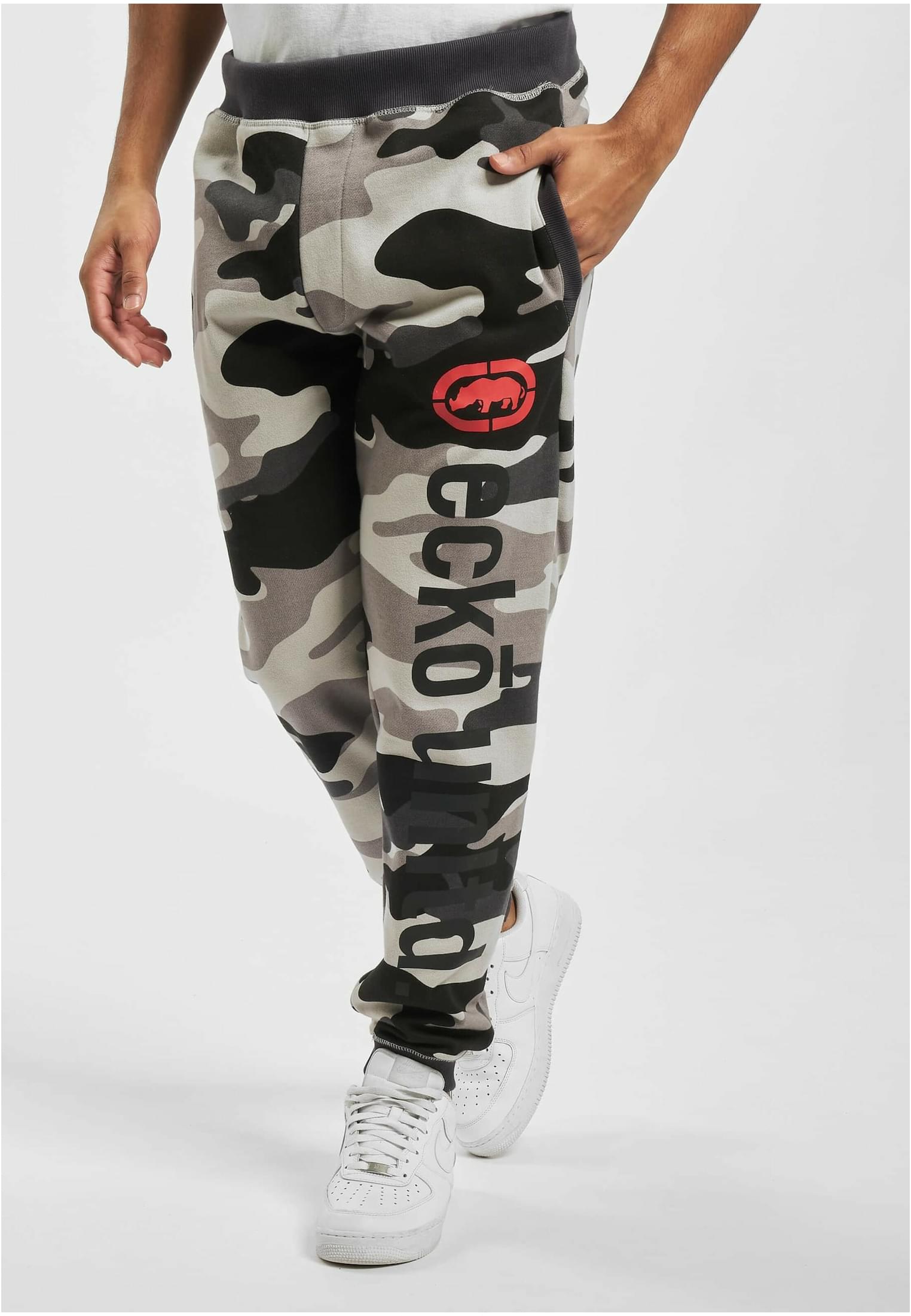 Men's Sweatpants 2Face Black/Camouflage