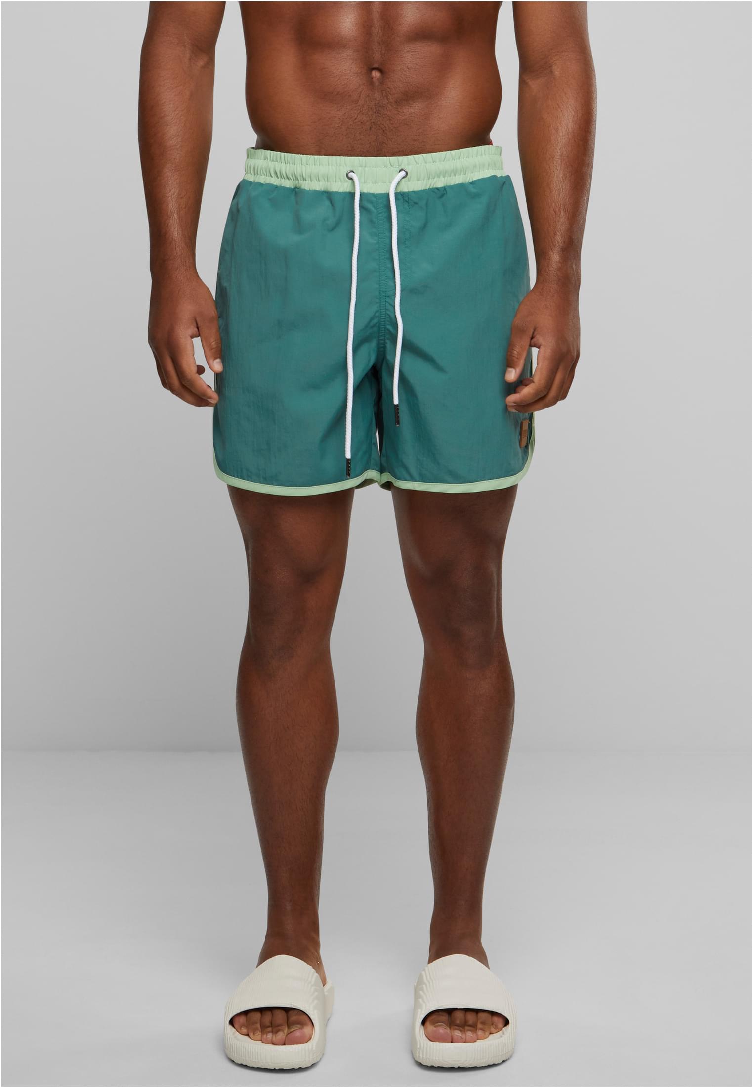 Men&#039;s Retro Swimwear - Green