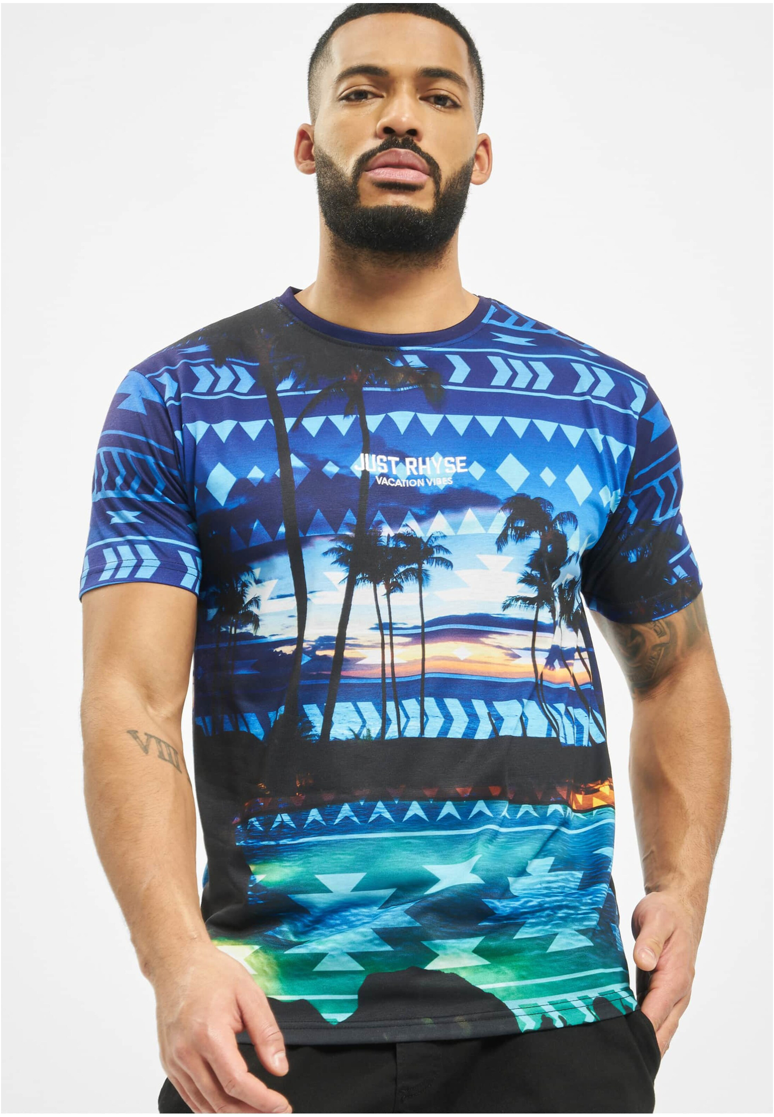 Men's T-shirt Palm Coast Blue