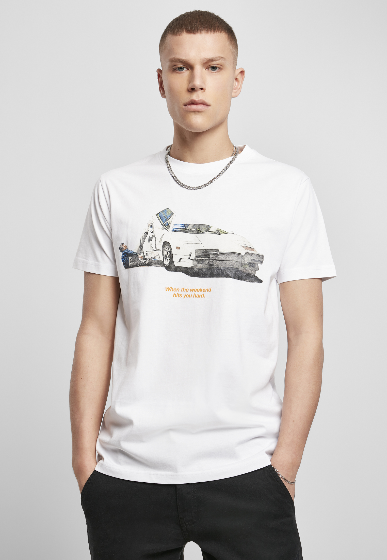 Weekend Wolf Tee white