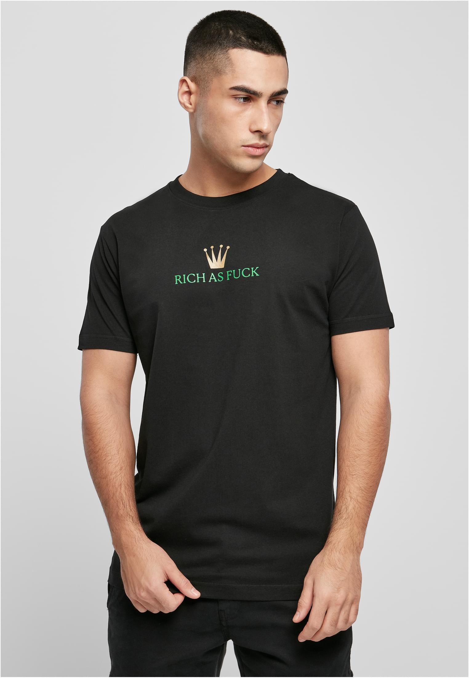 Rich As Fuck Tee Black