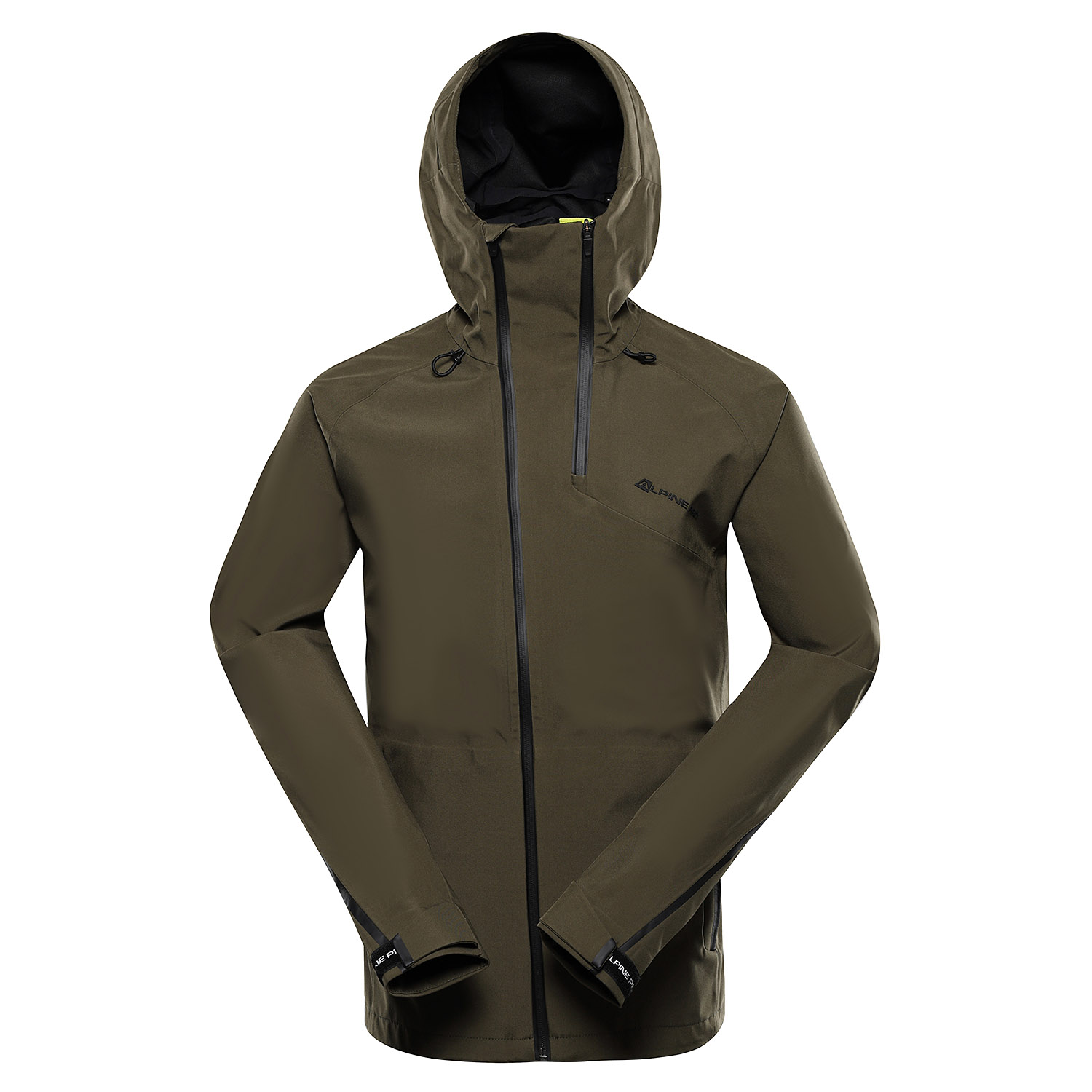 Men's Softshell Jacket With Membrane ALPINE PRO JERD Ivy Green