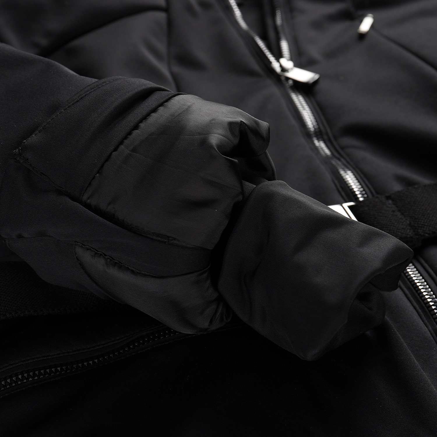 Women's ski softshell jacket with membrane ALPINE PRO DOWELA black