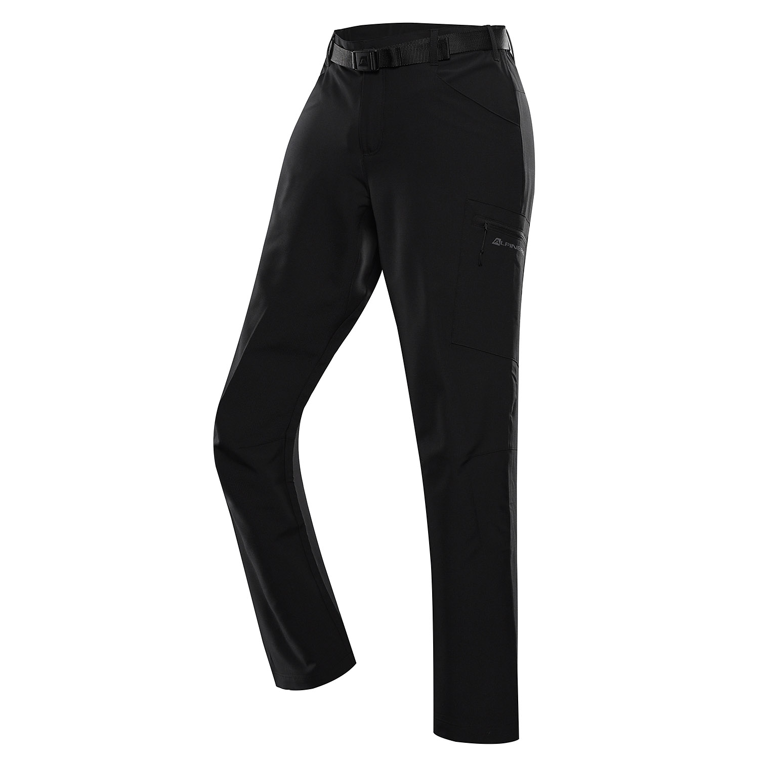 Men's Softshell Pants With Cool-dry Membrane ALPINE PRO CORB Black