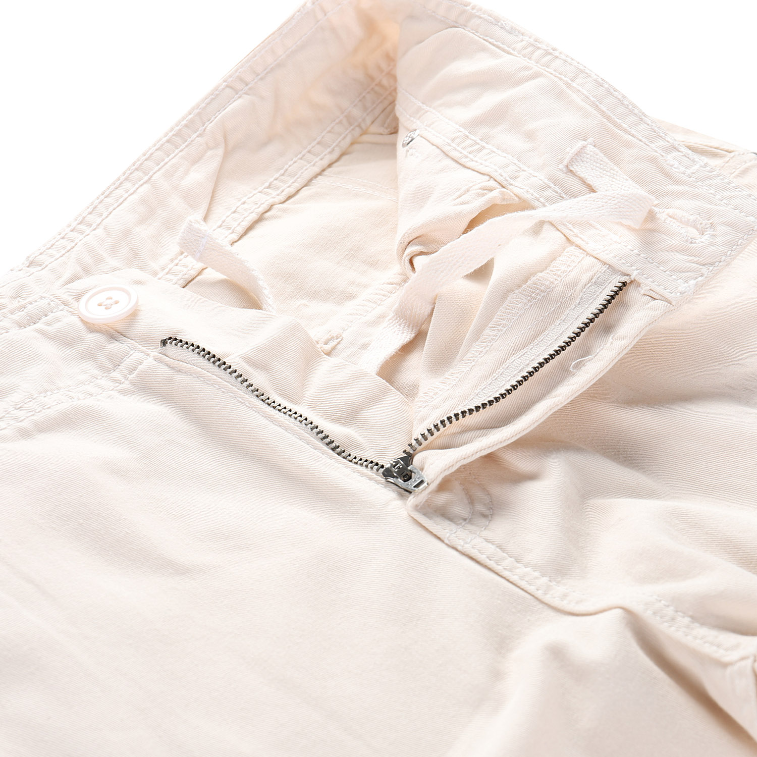 Women's wide pocket pants nax NAX SERDA pastel parchment