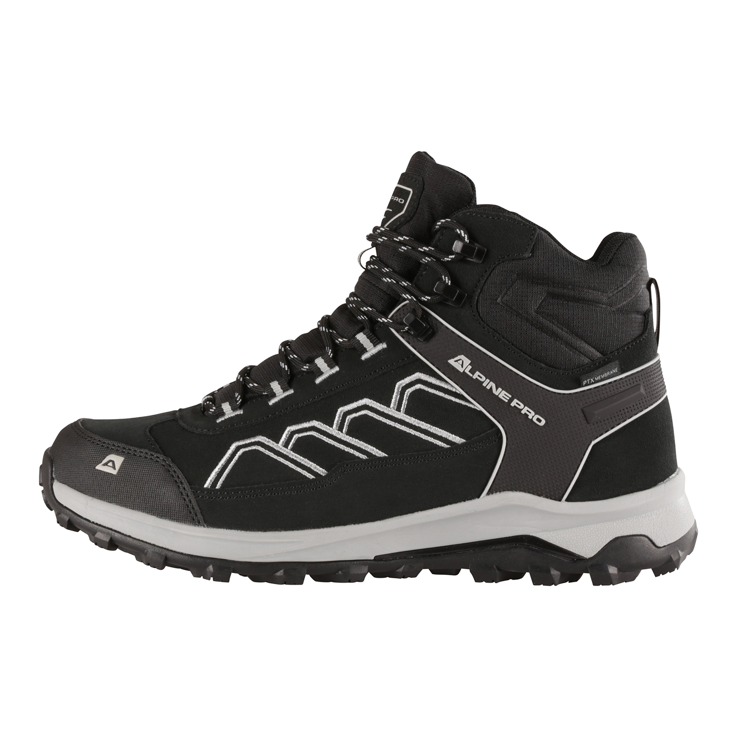 Outdoor Shoes With PTX Membrane ALPINE PRO WUTEVE Black