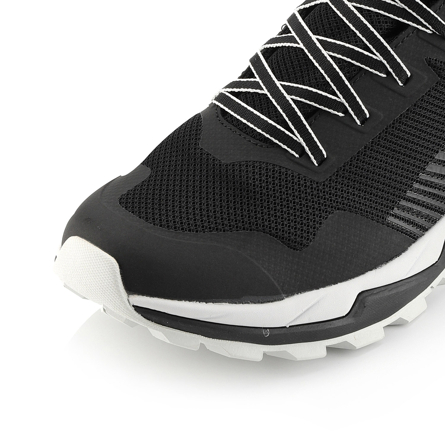 Ankle outdoor shoes with giga boom ALPINE PRO PONTE black