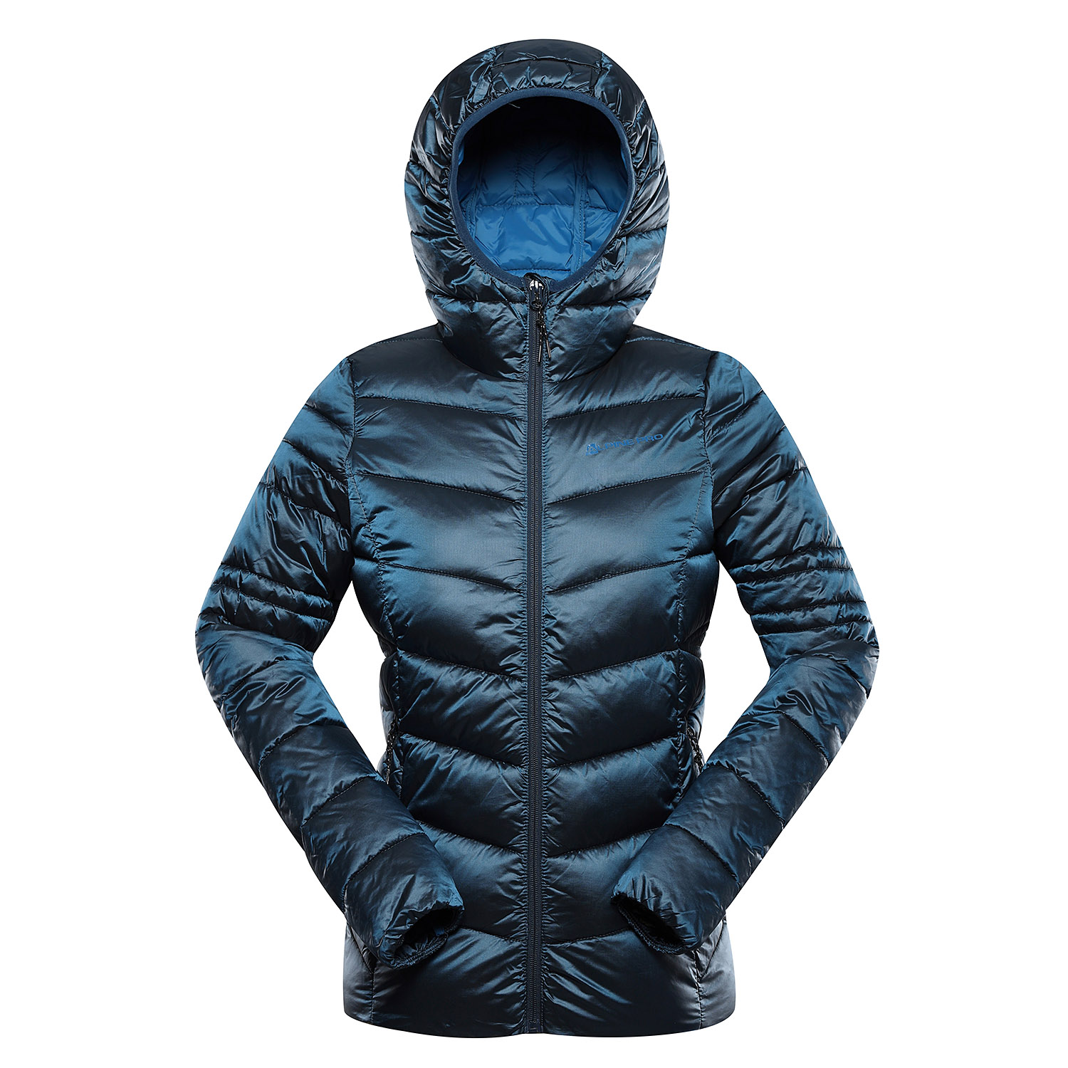 Womens hi-therm jacket ALPINE PRO ROGA mykonos blue