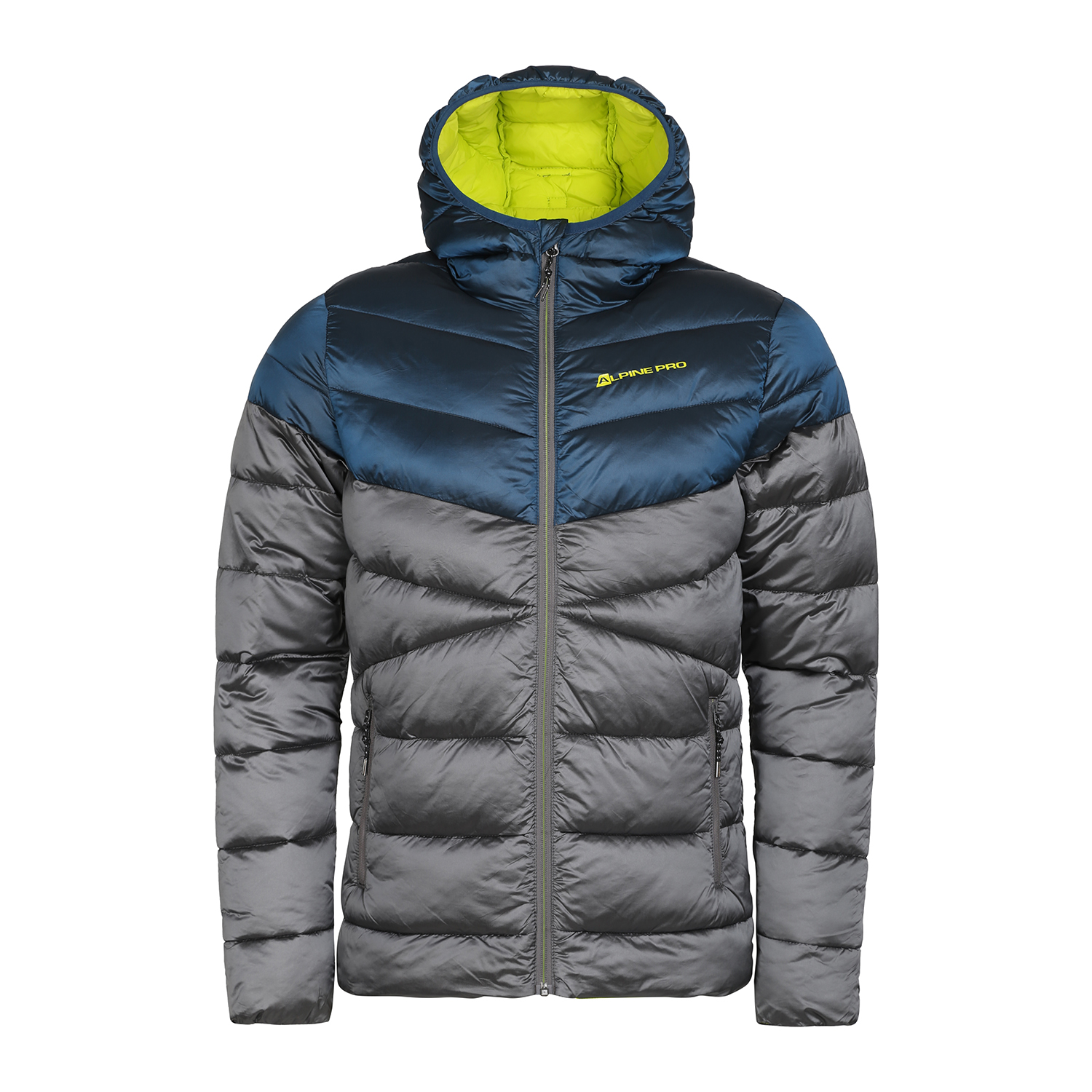 Men's warm jacket hi-therm ALPINE PRO ROG mykonos blue