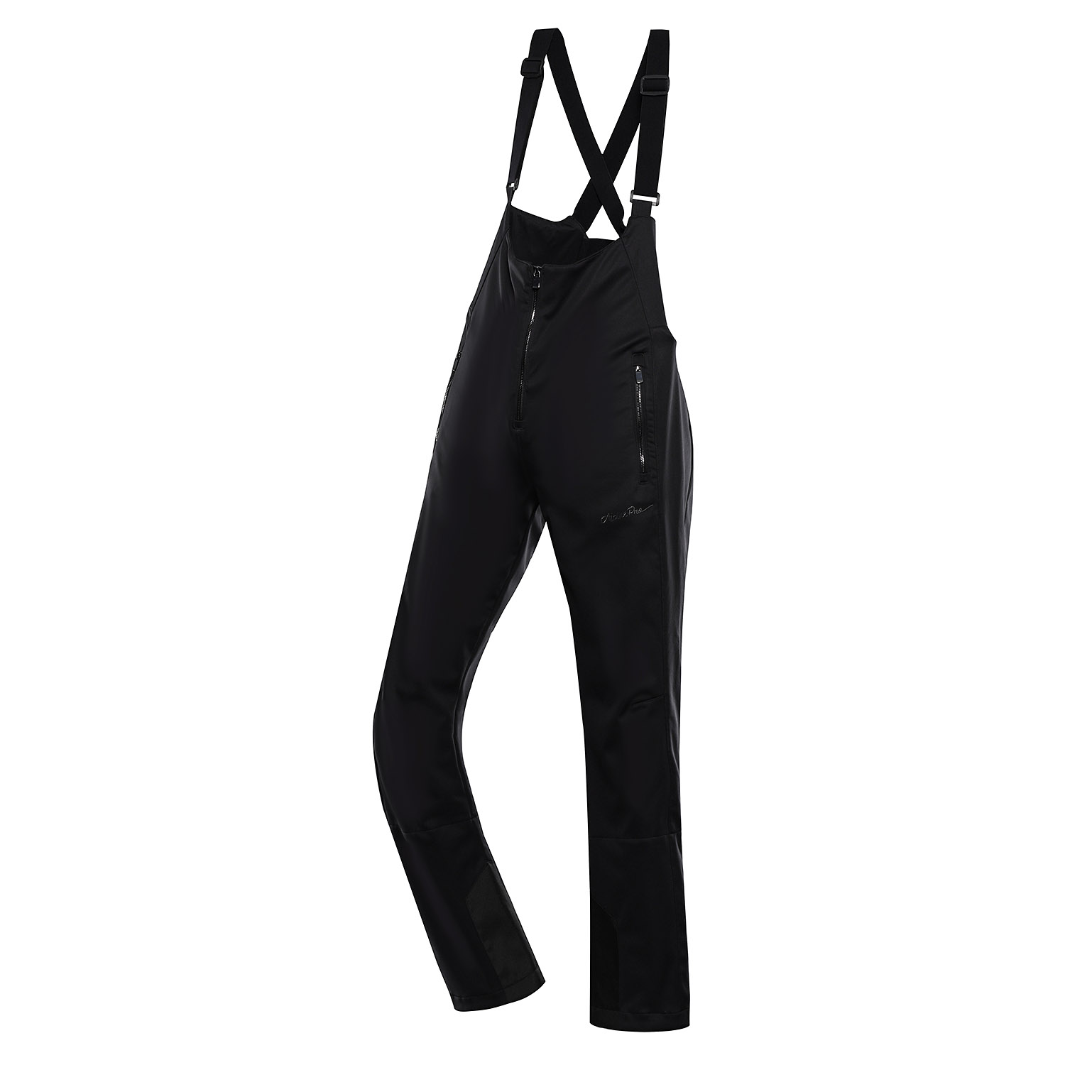 Women's Ski Softshell Pants With Membrane ALPINE PRO GERANA Black