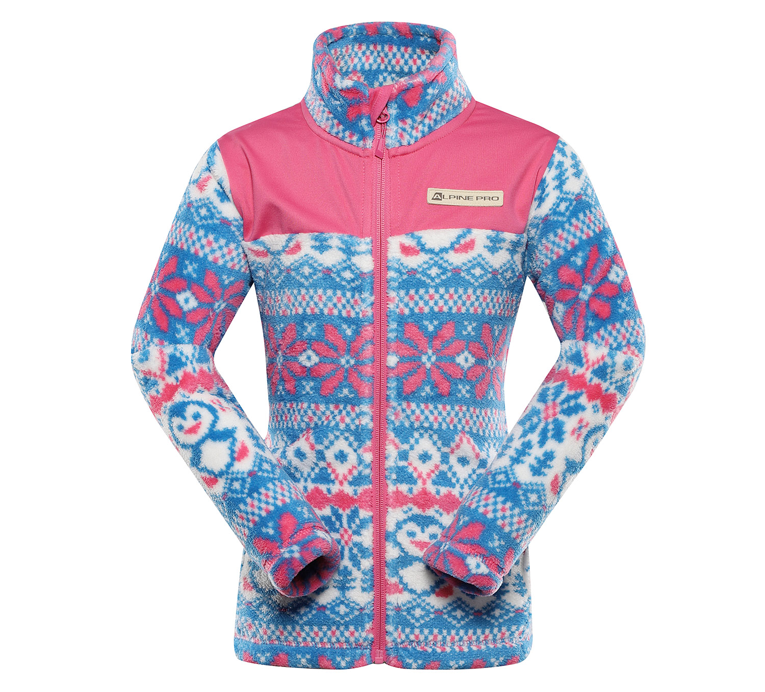 Children's Sweatshirt Supratherm ALPINE PRO EFLINO Pink Cosmos Variant Pd