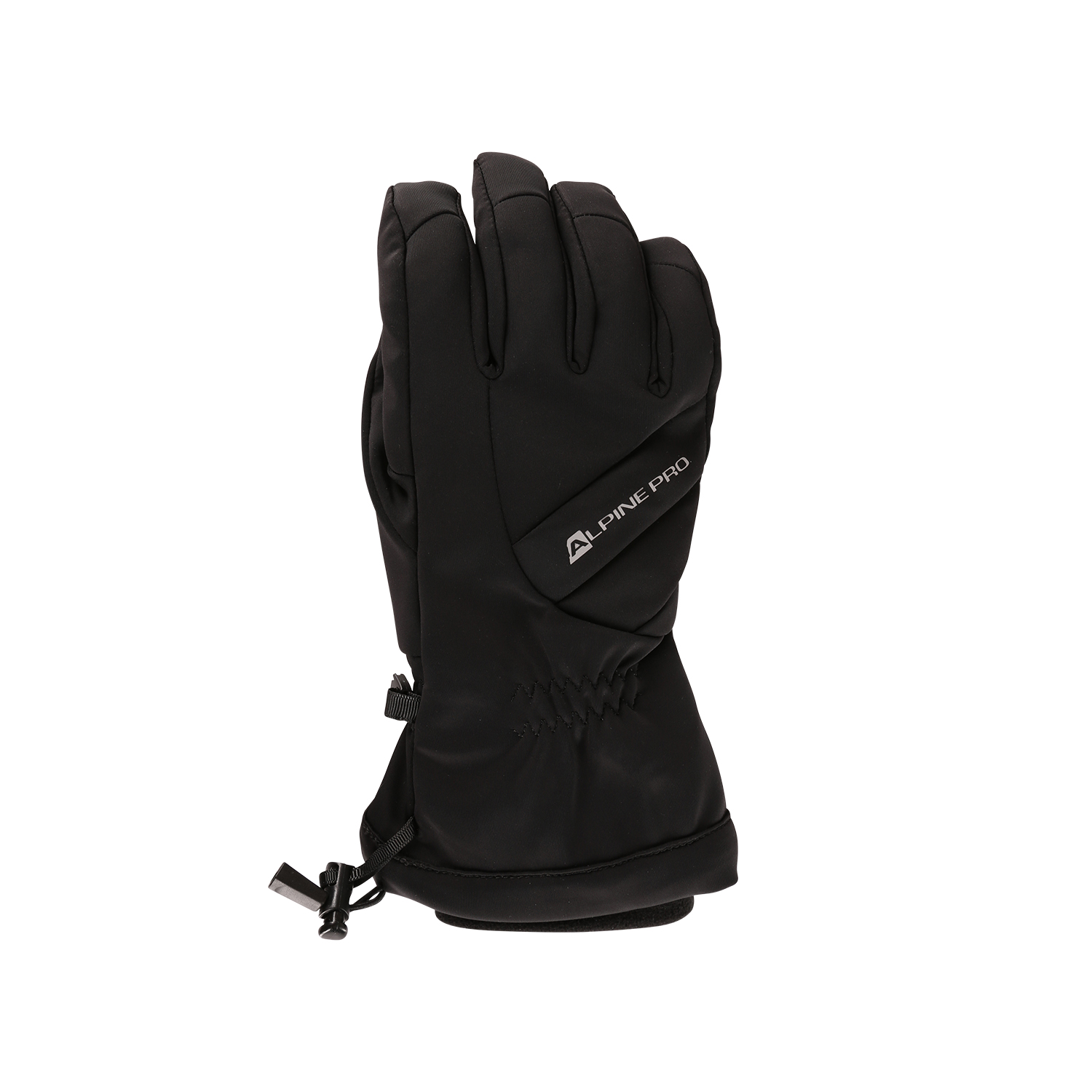 Ski Gloves With PTX Membrane Gloves ALPINE PRO OLEWE Black