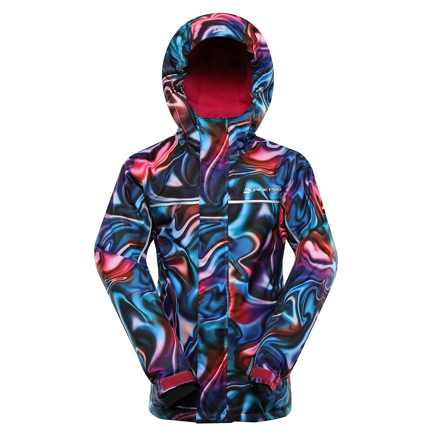 Children's Ski Jacket With Ptx Snow Membrane ALPINE PRO KIWERO Vivacious Pc Variant