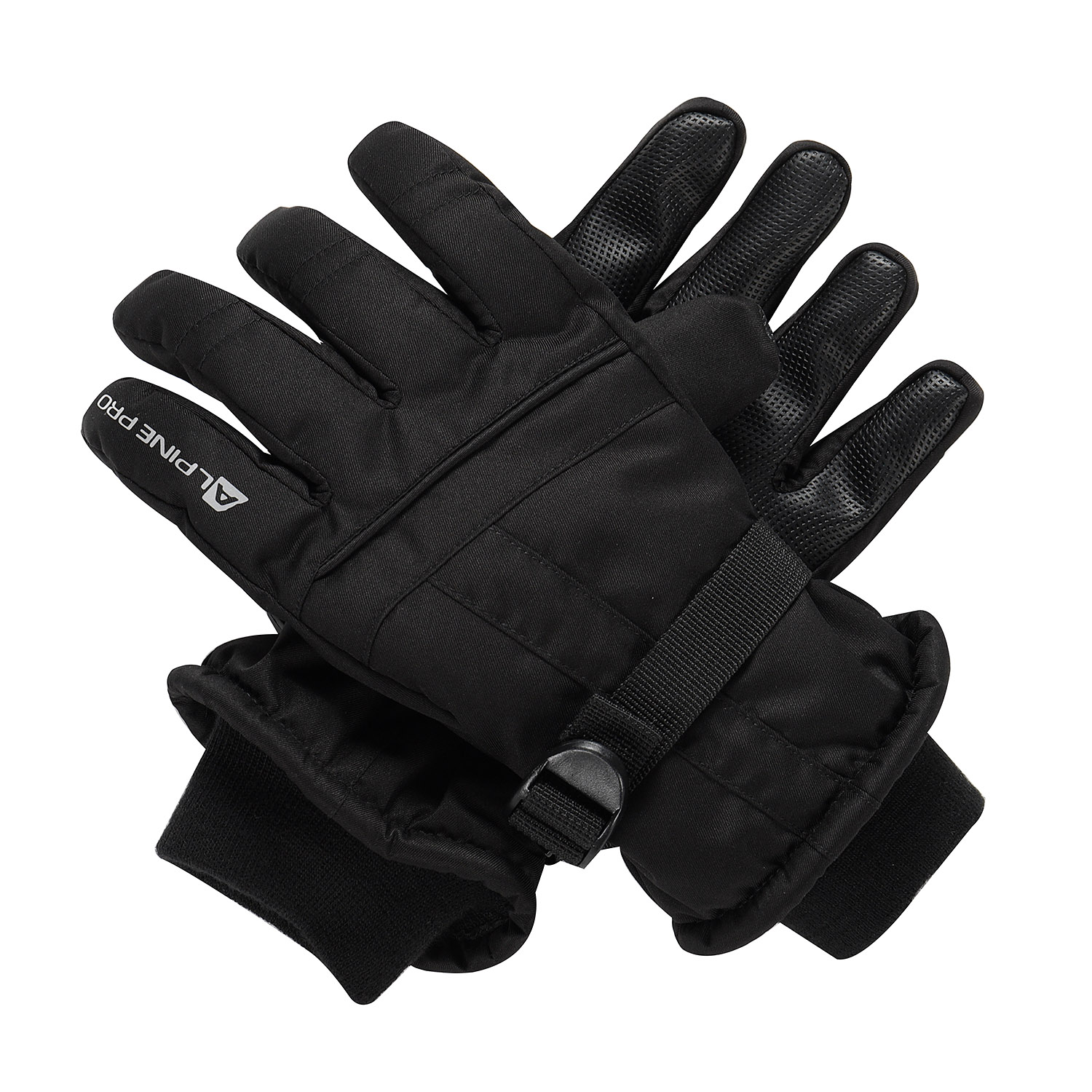 Children's Gloves With Membrane Ptx Gloves ALPINE PRO LORDO 2 Black