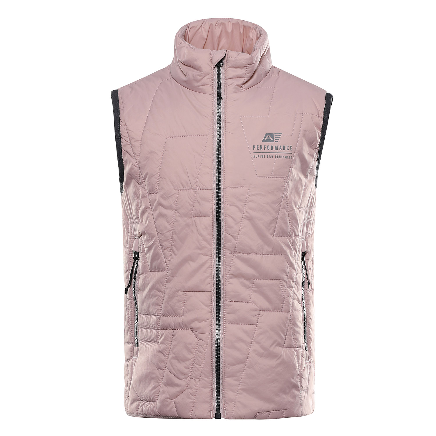 Children's Ultralight Vest With ALPINE PRO BERFO Pale Mauve Impregnation