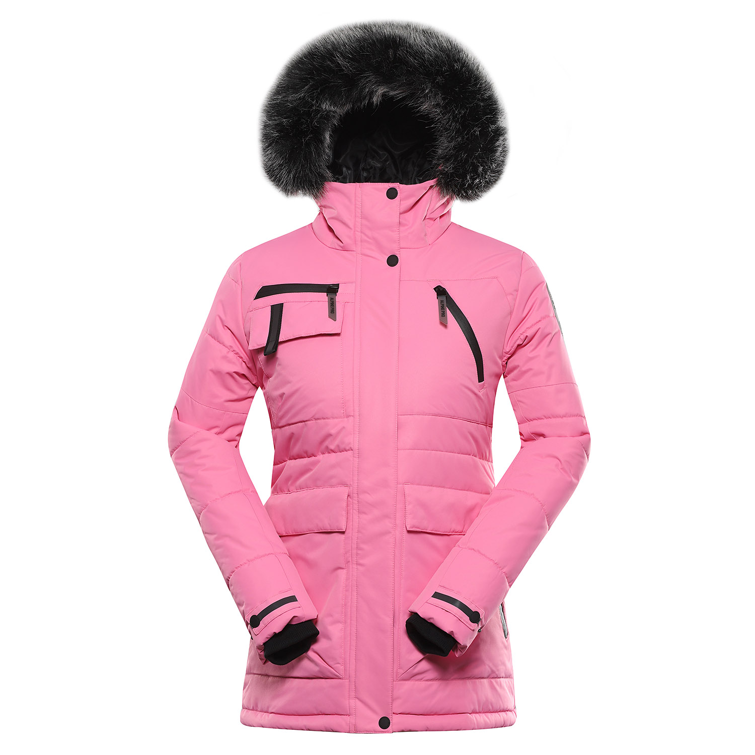 Women&#039;s jacket with ptx membrane ALPINE PRO WERDA pink cosmos