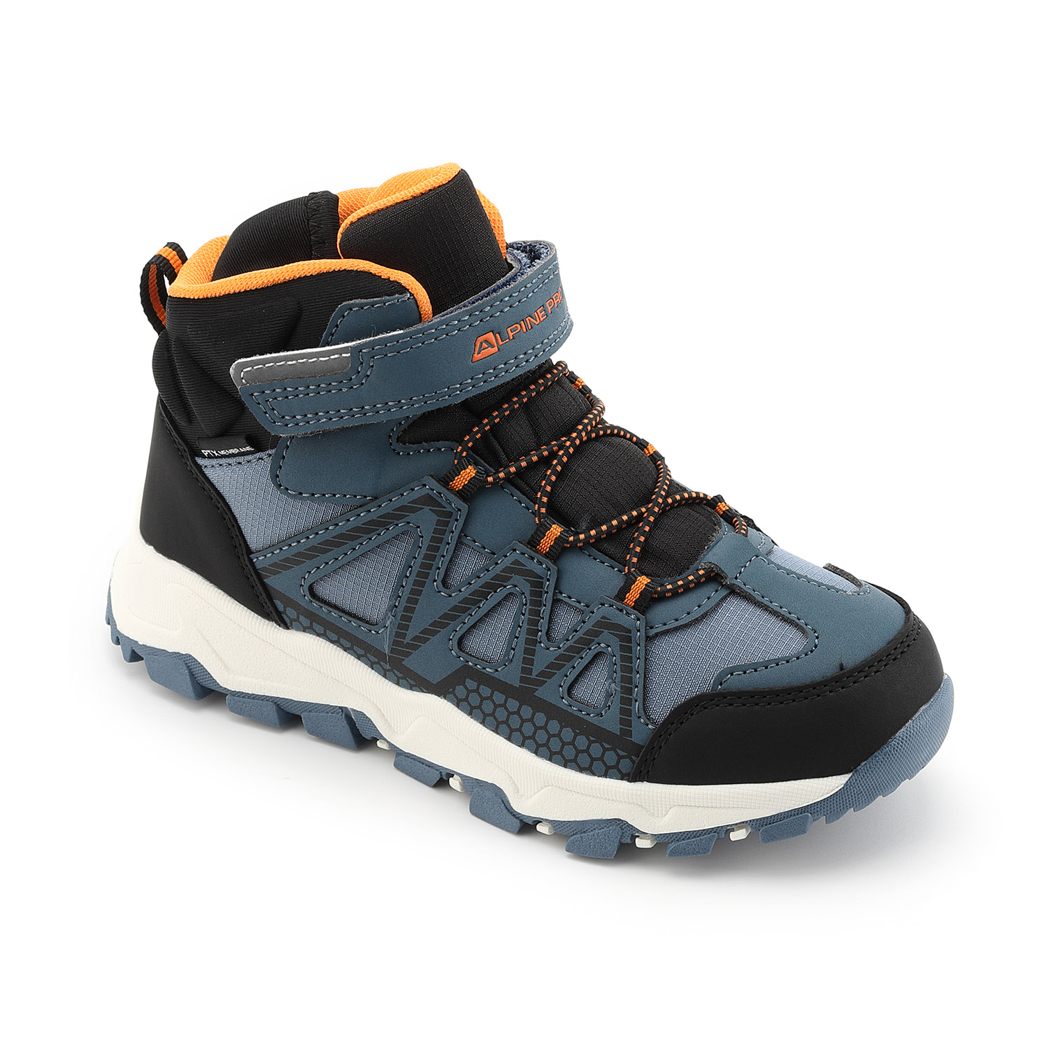 Children's Outdoor Shoes With PTX Membrane ALPINE PRO COREDO Mood Indigo