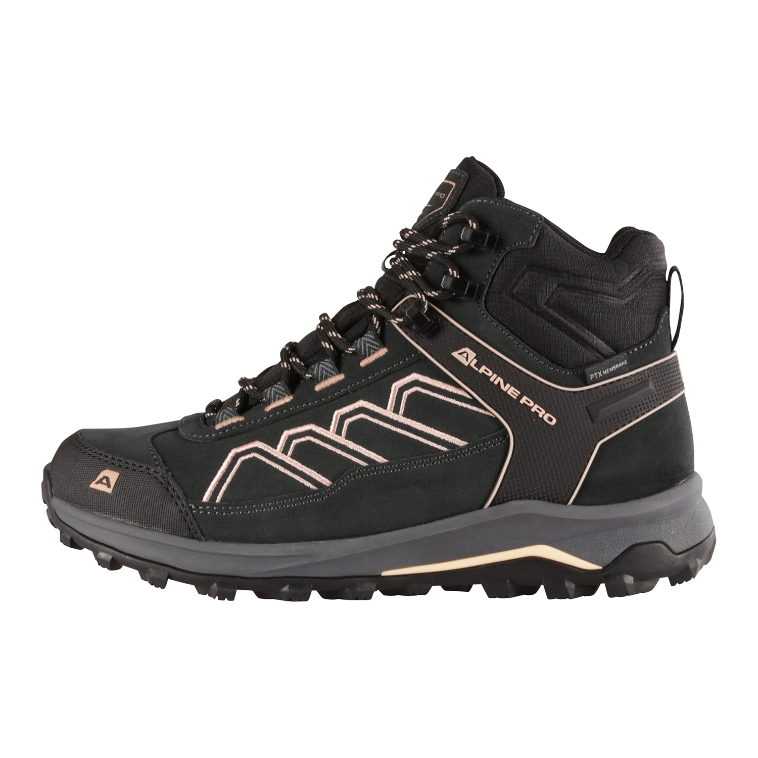 Outdoor Shoes With Ptx Membrane ALPINE PRO WUTEVE Dk.true Gray