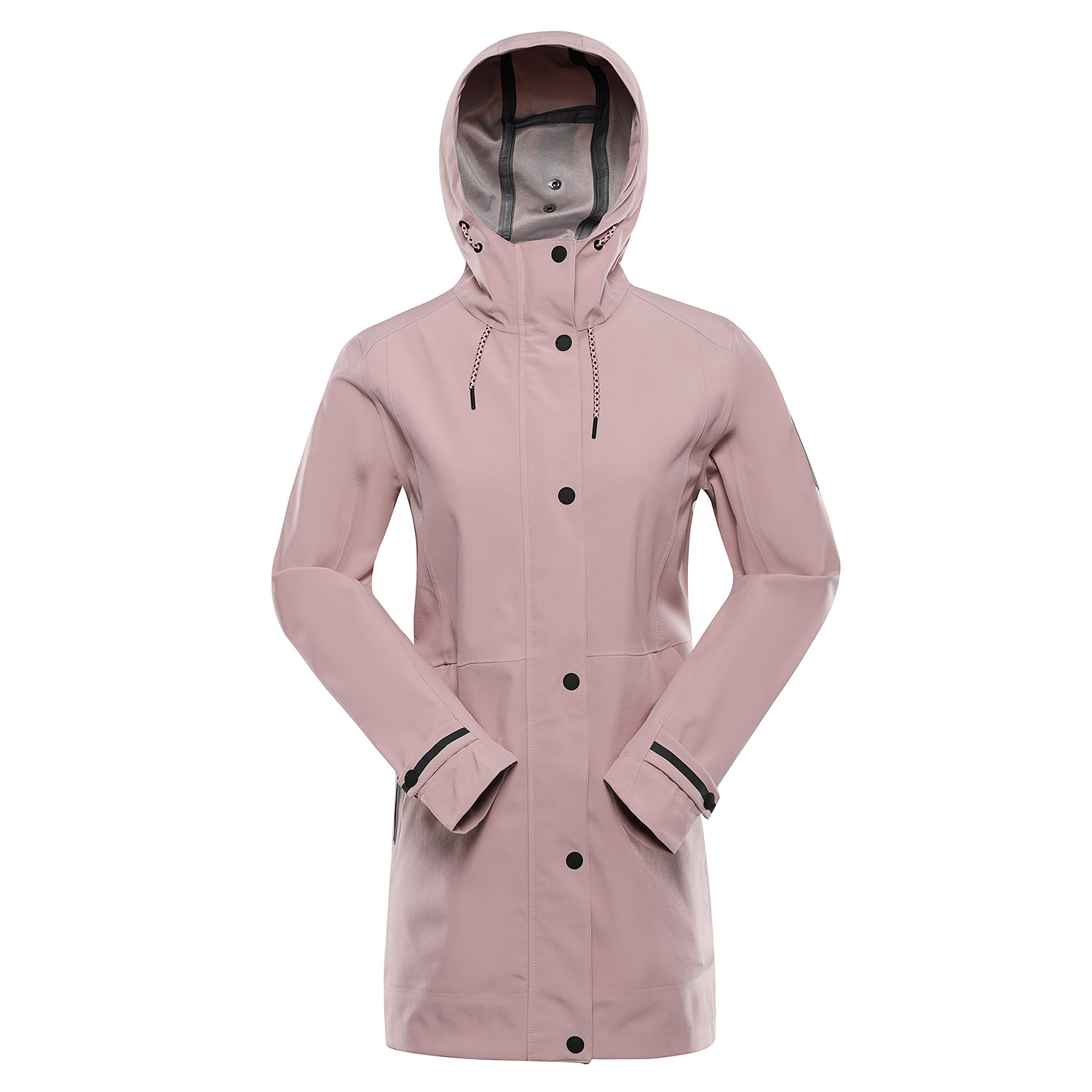 Women's Coat With PTX Membrane ALPINE PRO SETIJA Pale Mauve