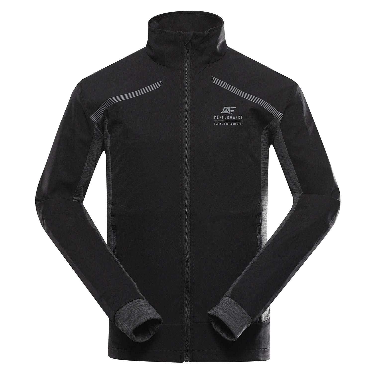 Men's Softshell Jacket With Membrane ALPINE PRO UKEB Black