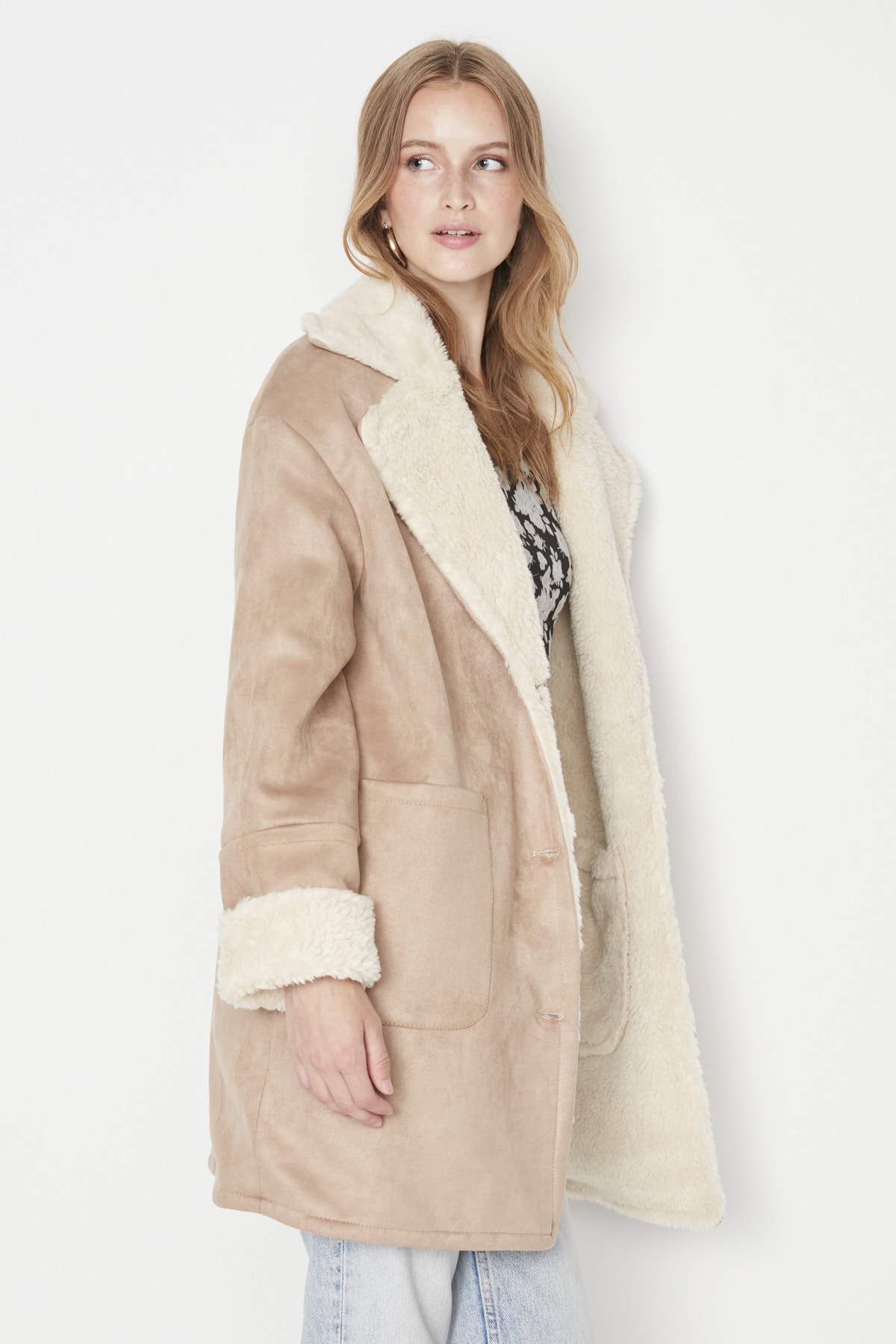 Palton dama Trendyol Plush