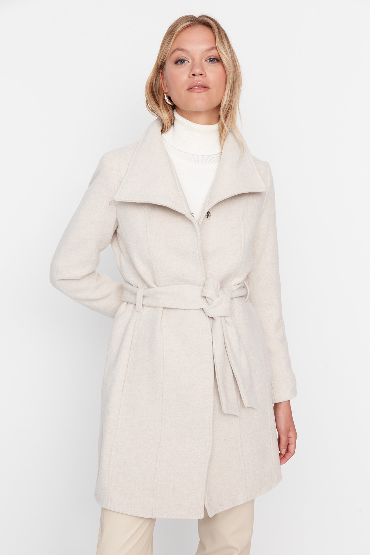Women's coat Trendyol Beige