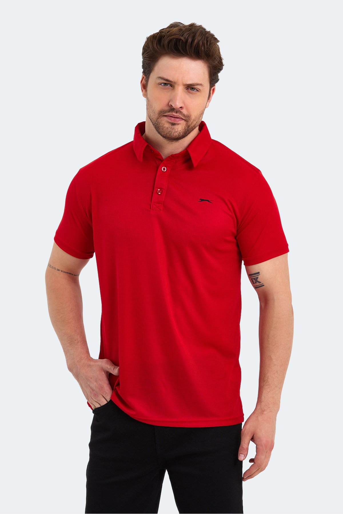 Slazenger Sloan Pánske tričko červené