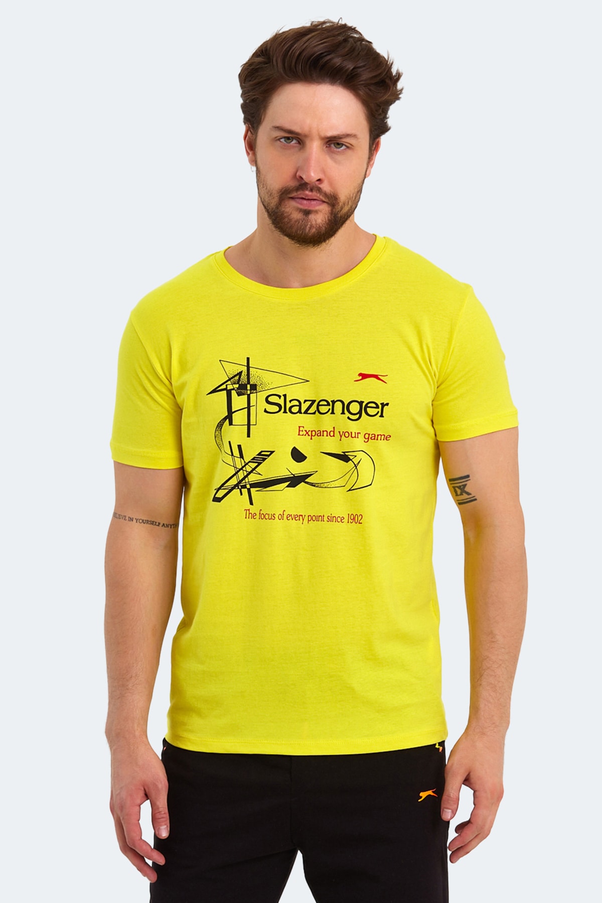 Slazenger Karel Men's T-shirt Light Yellow