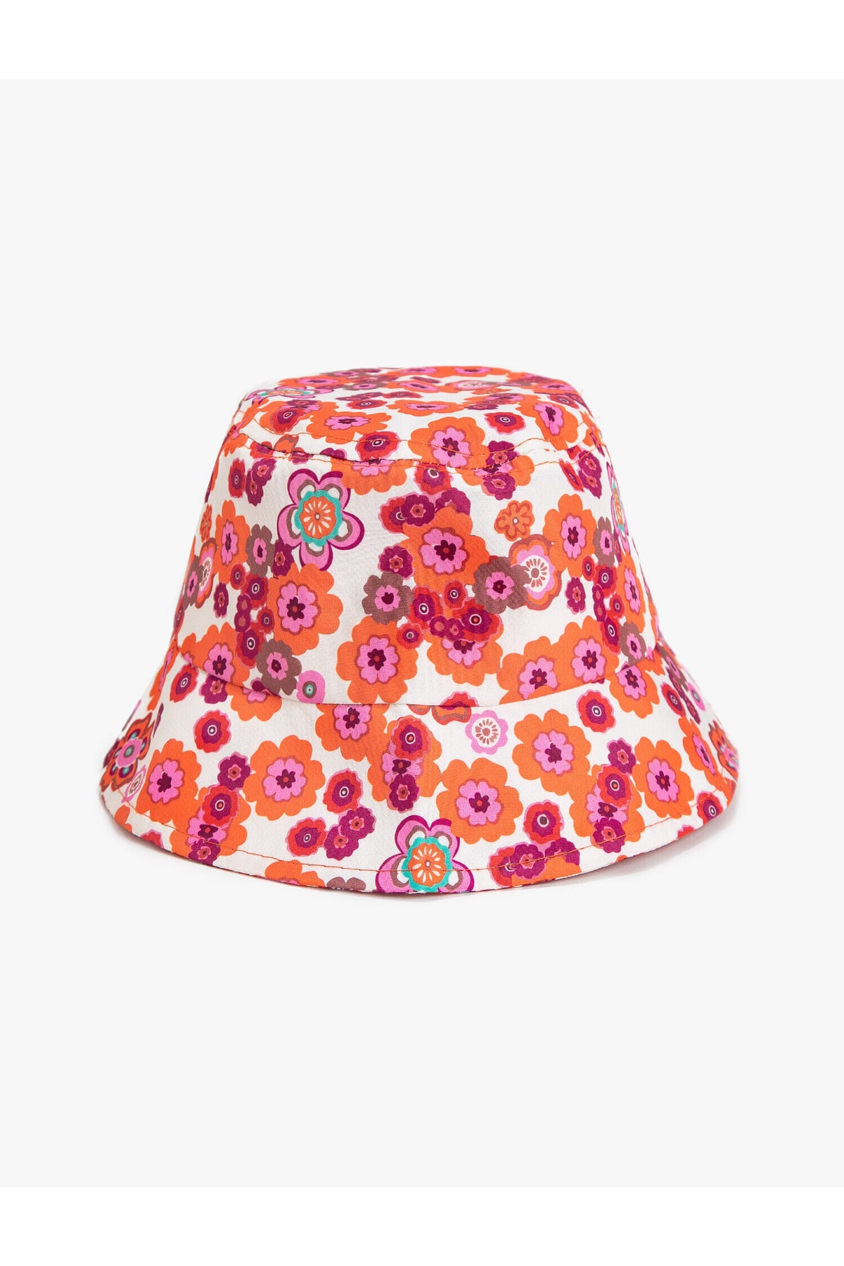 Koton Floral Patterned Bucket Hat