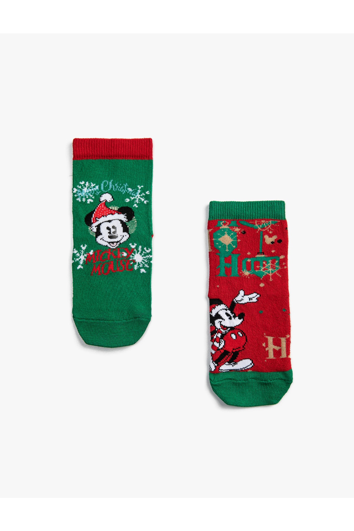 Koton 2-Pack Mickey Mouse Printed Socks Licensed