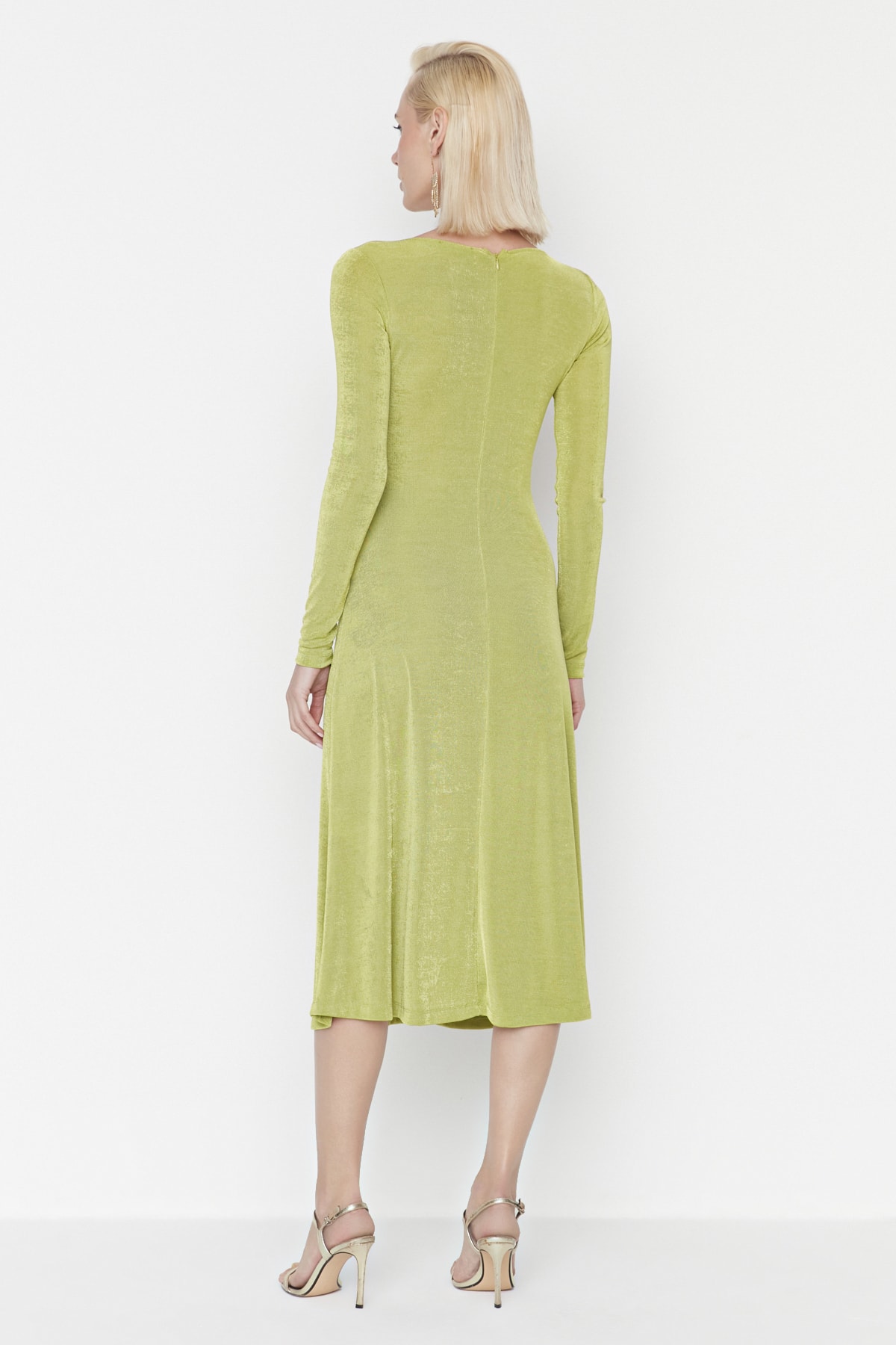 Trendyol Light Green Accesoriu Rochie detaliată